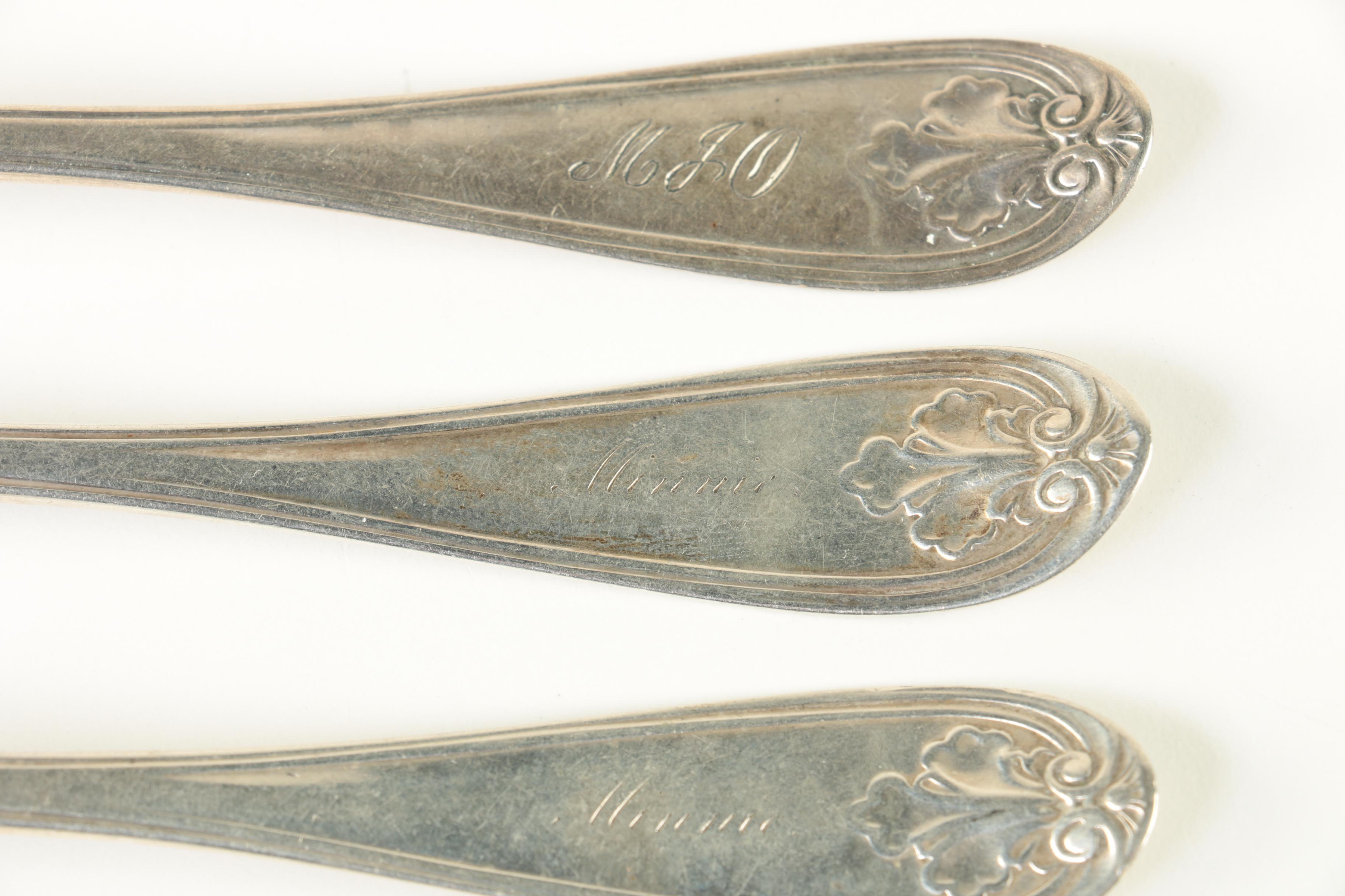 1793 Richard Cross Sterling Spoon with 800 Silver and Albert Coles 900 Silver