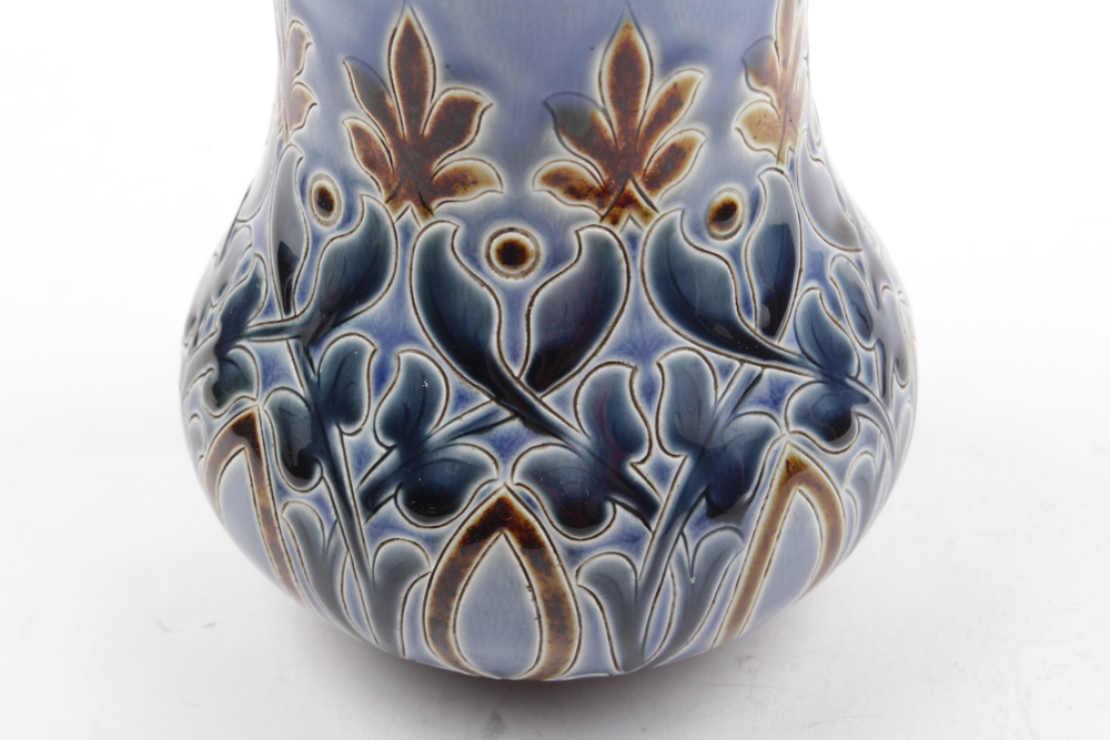 Antique 1884 Doulton Lambeth Stoneware Vase