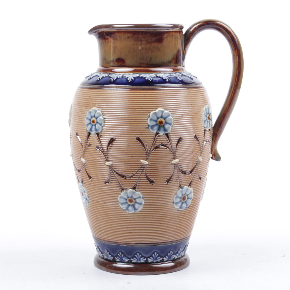 Circa 1890s Doulton Lambeth Stoneware Pitcher