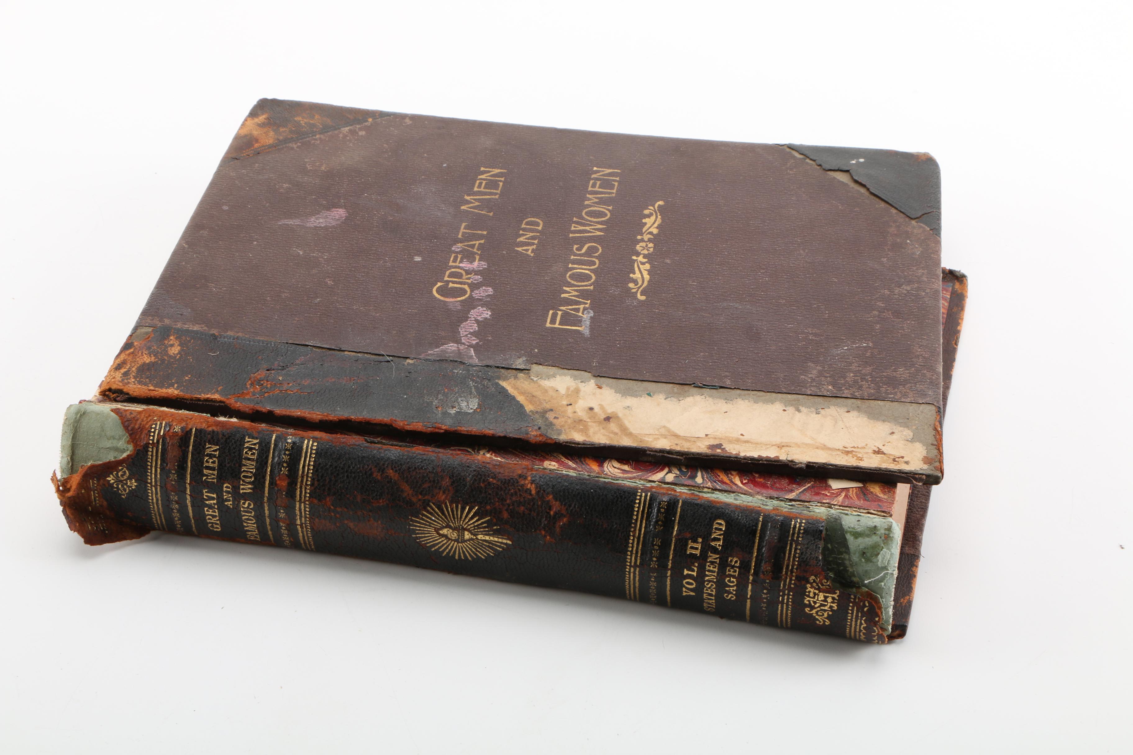 "Great Men And Famous Women" Volume Two Edited by Charles F. Horne