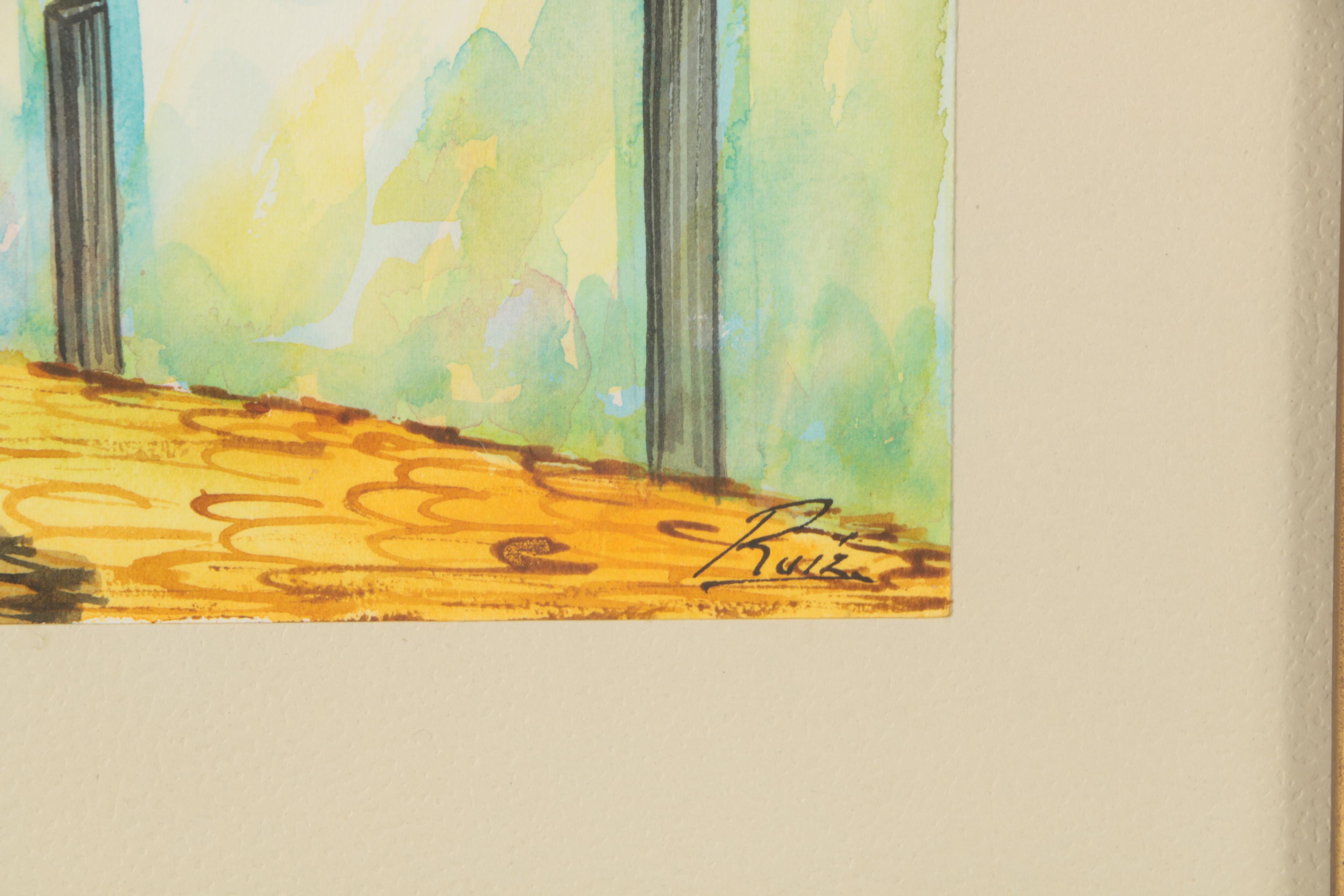 Antonio Ruiz Watercolor Painting