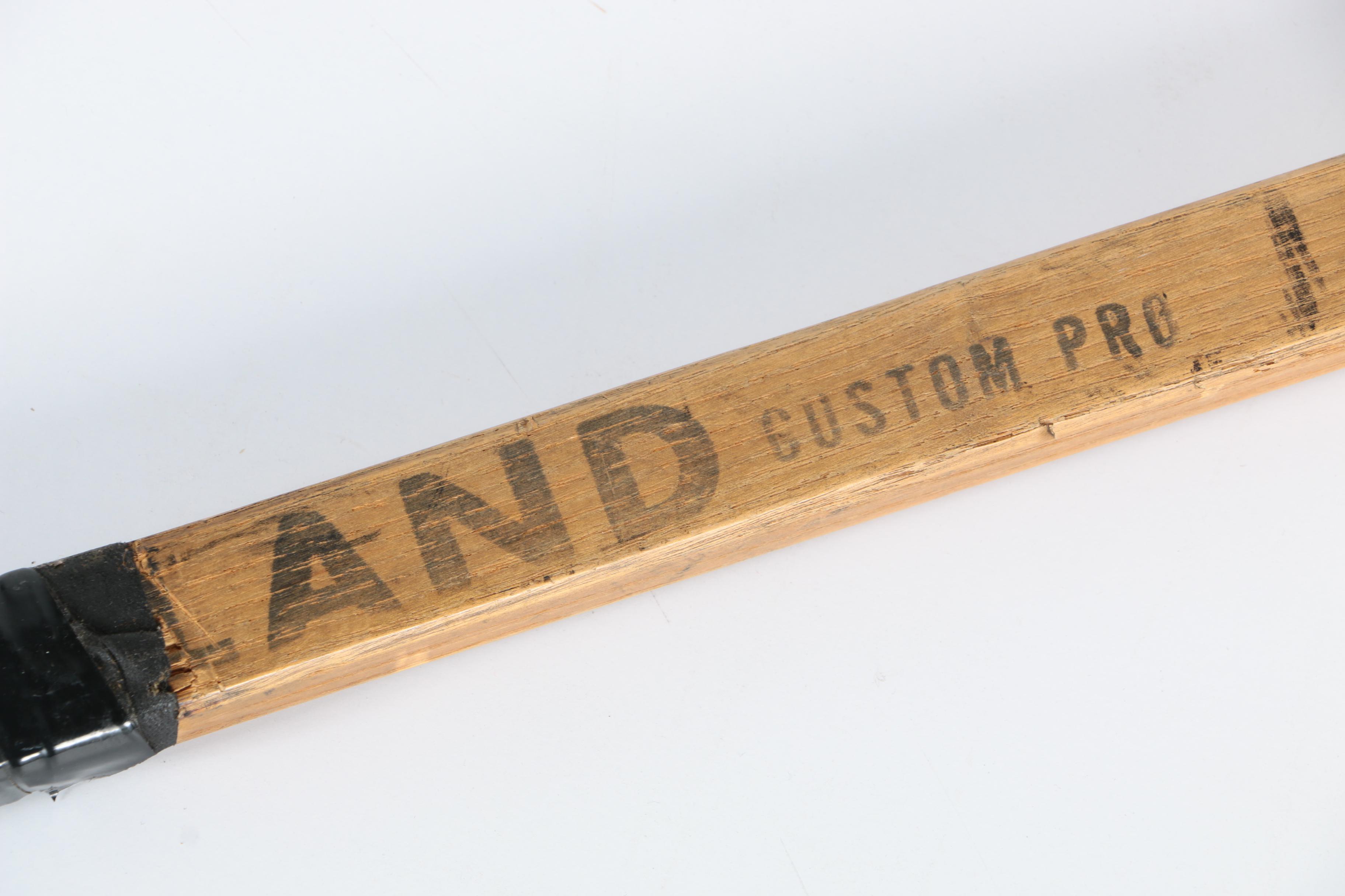 Stan Mikita and Lou Angotti Game Used Autographed Hockey Sticks - COAs