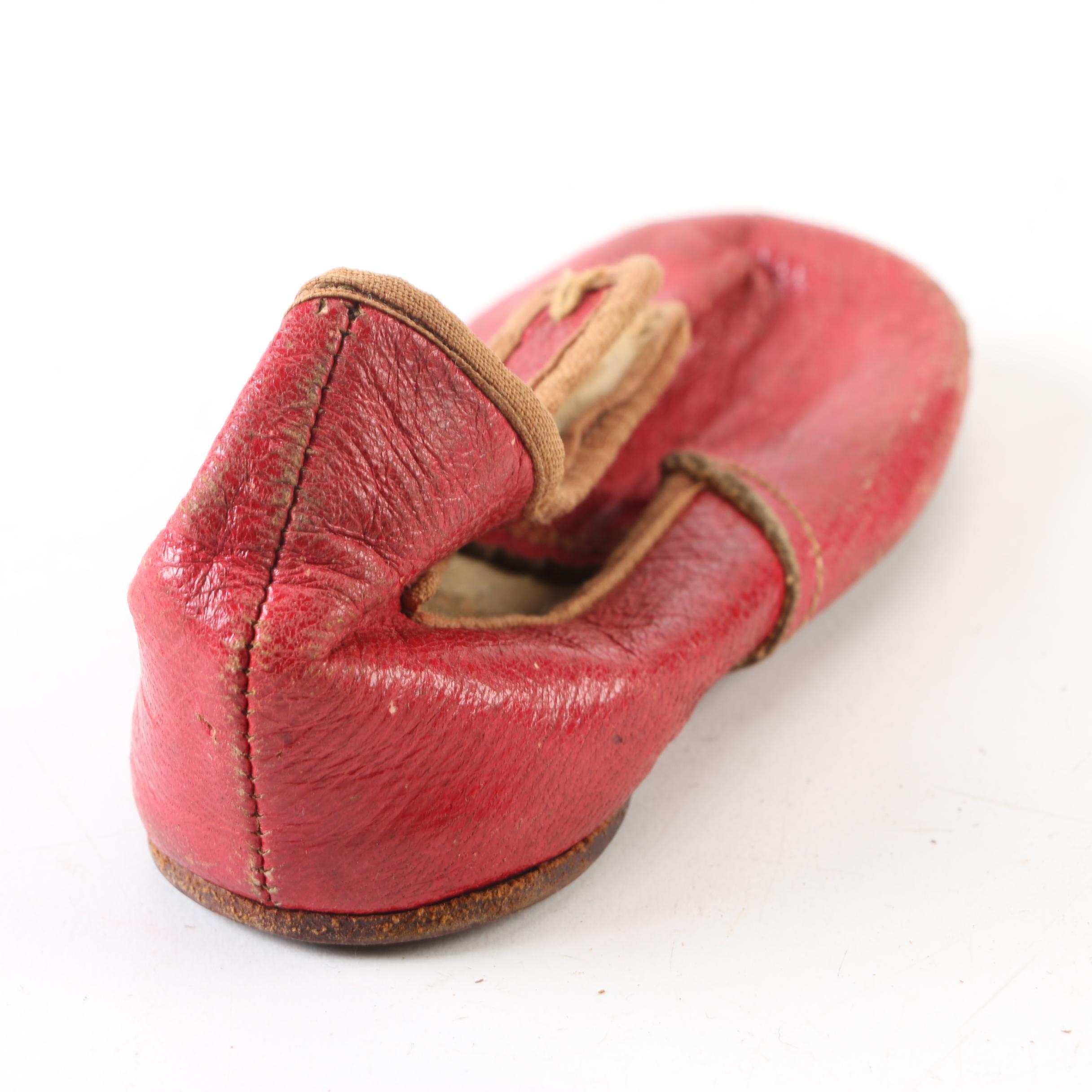 Infant's Antique Leather Shoe