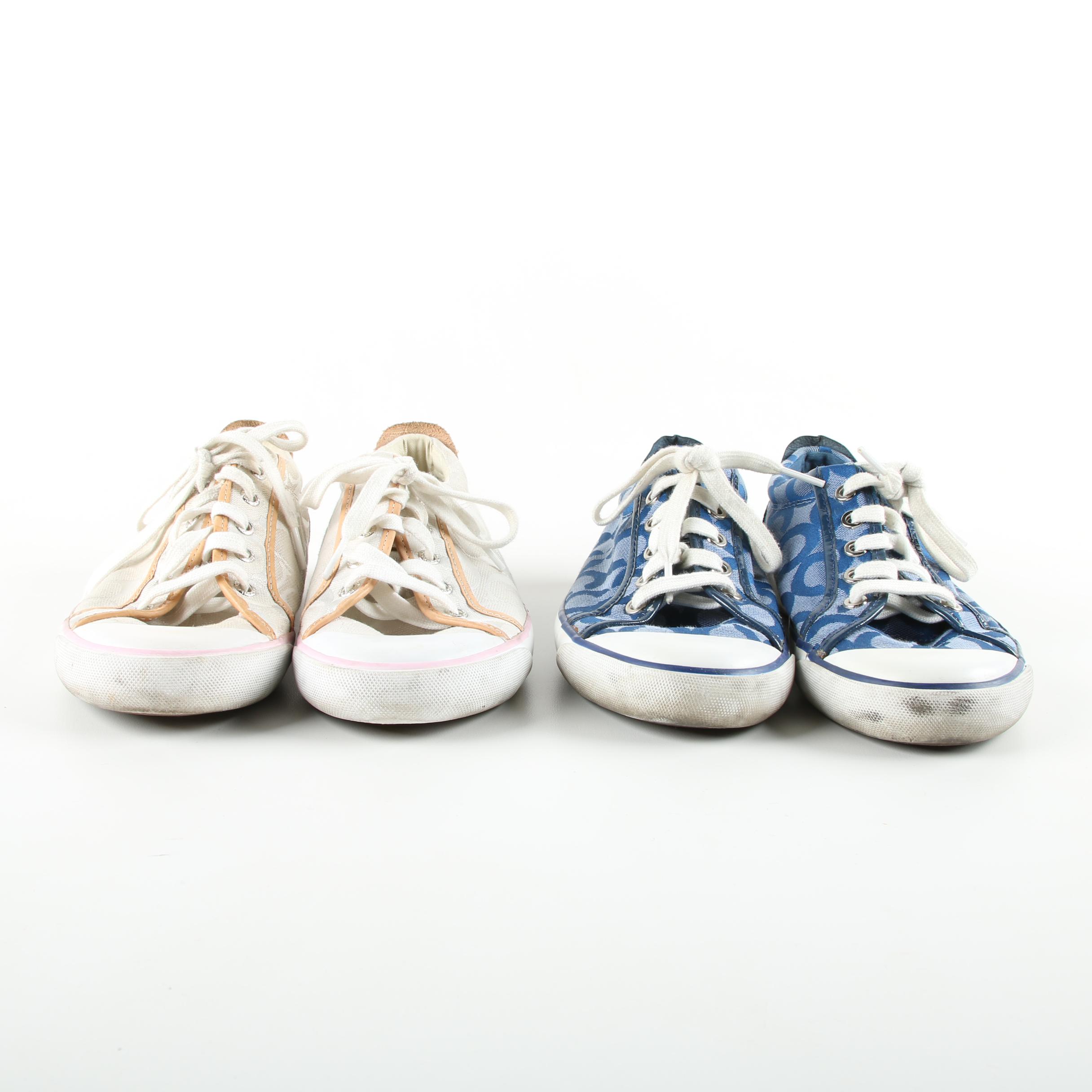 Coach Barrett Signature Canvas Jacquard Sneakers