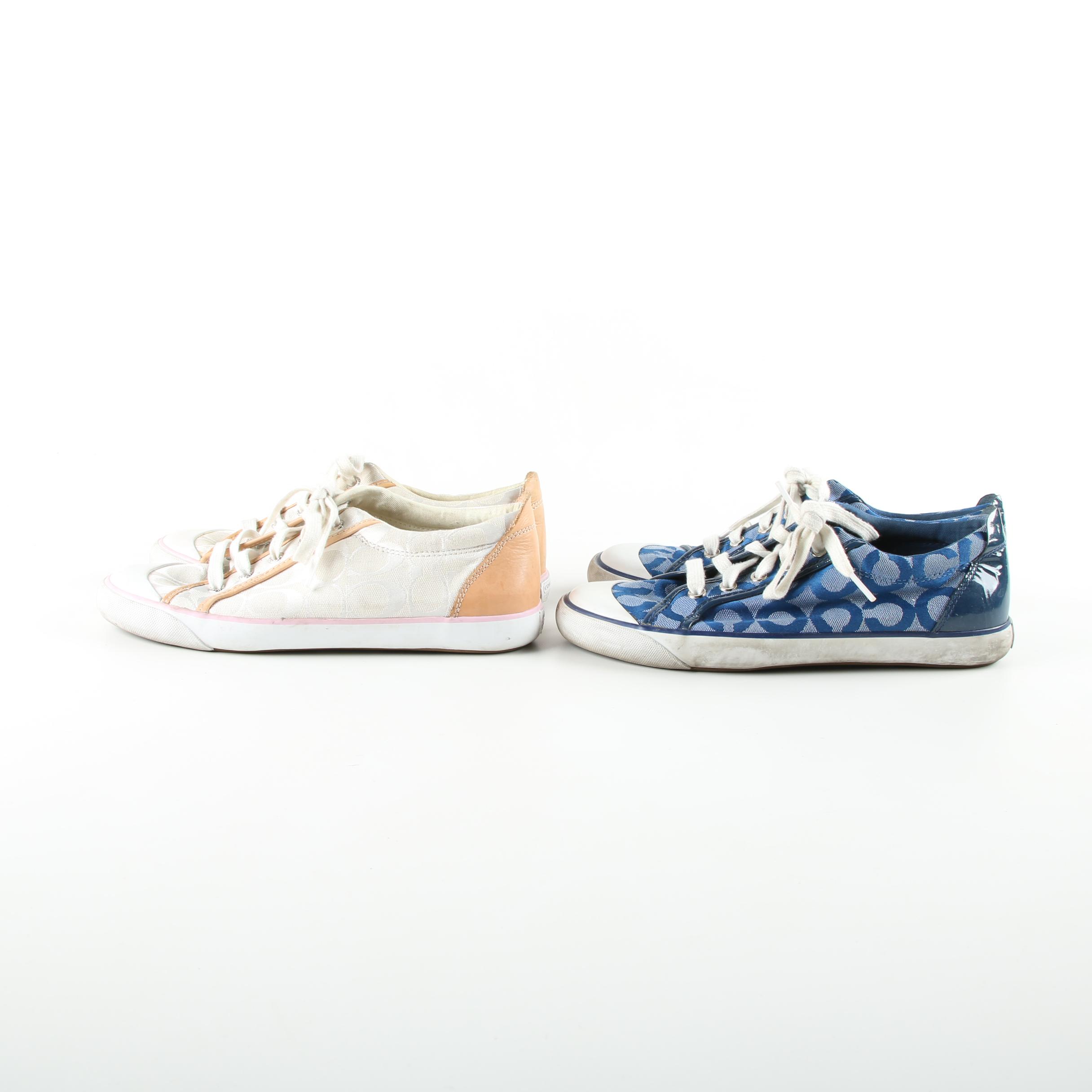 Coach Barrett Signature Canvas Jacquard Sneakers
