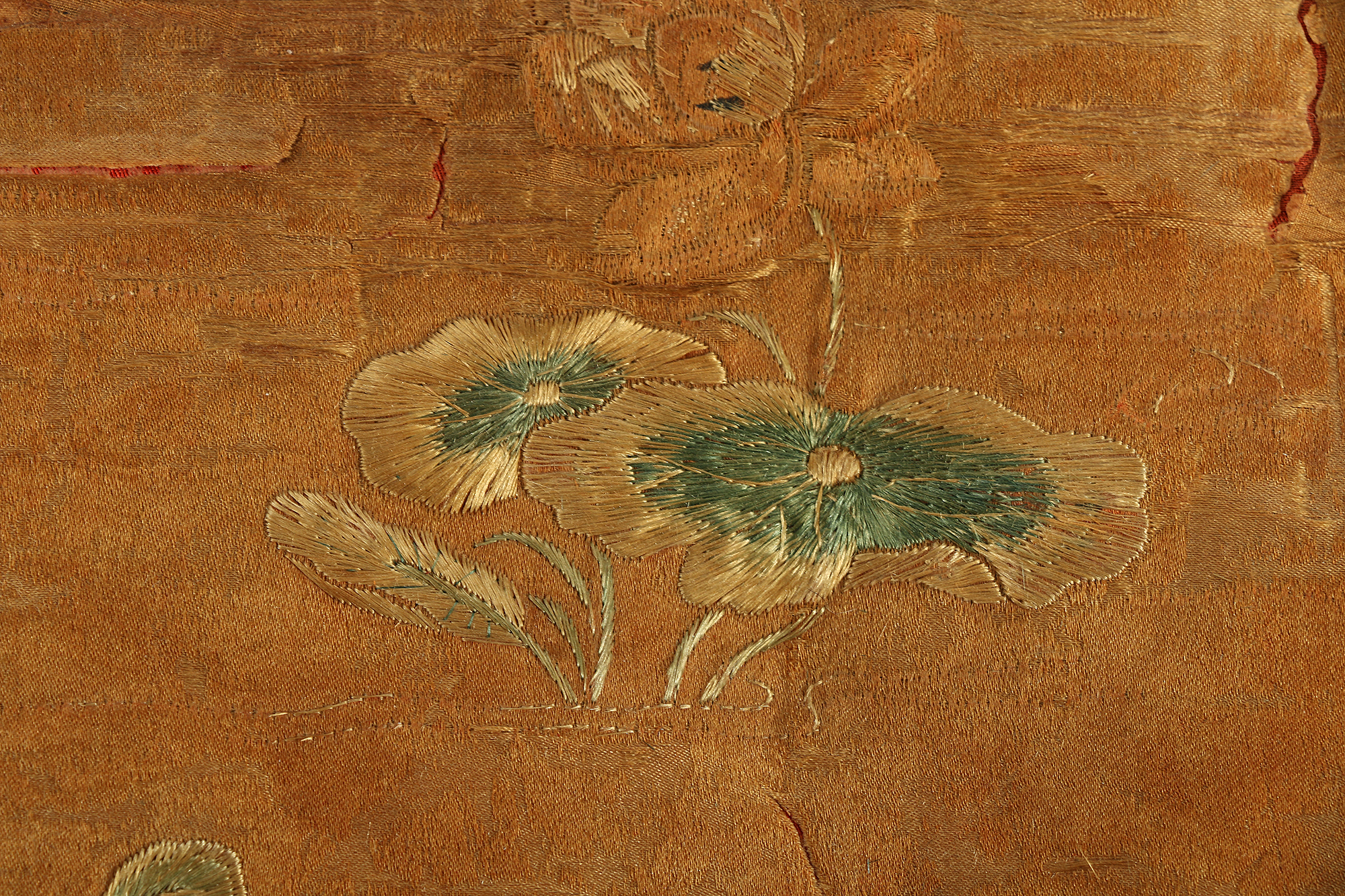 Monumental Qianlong Period Baizitu Hundred Boys Embroidered Tapestry