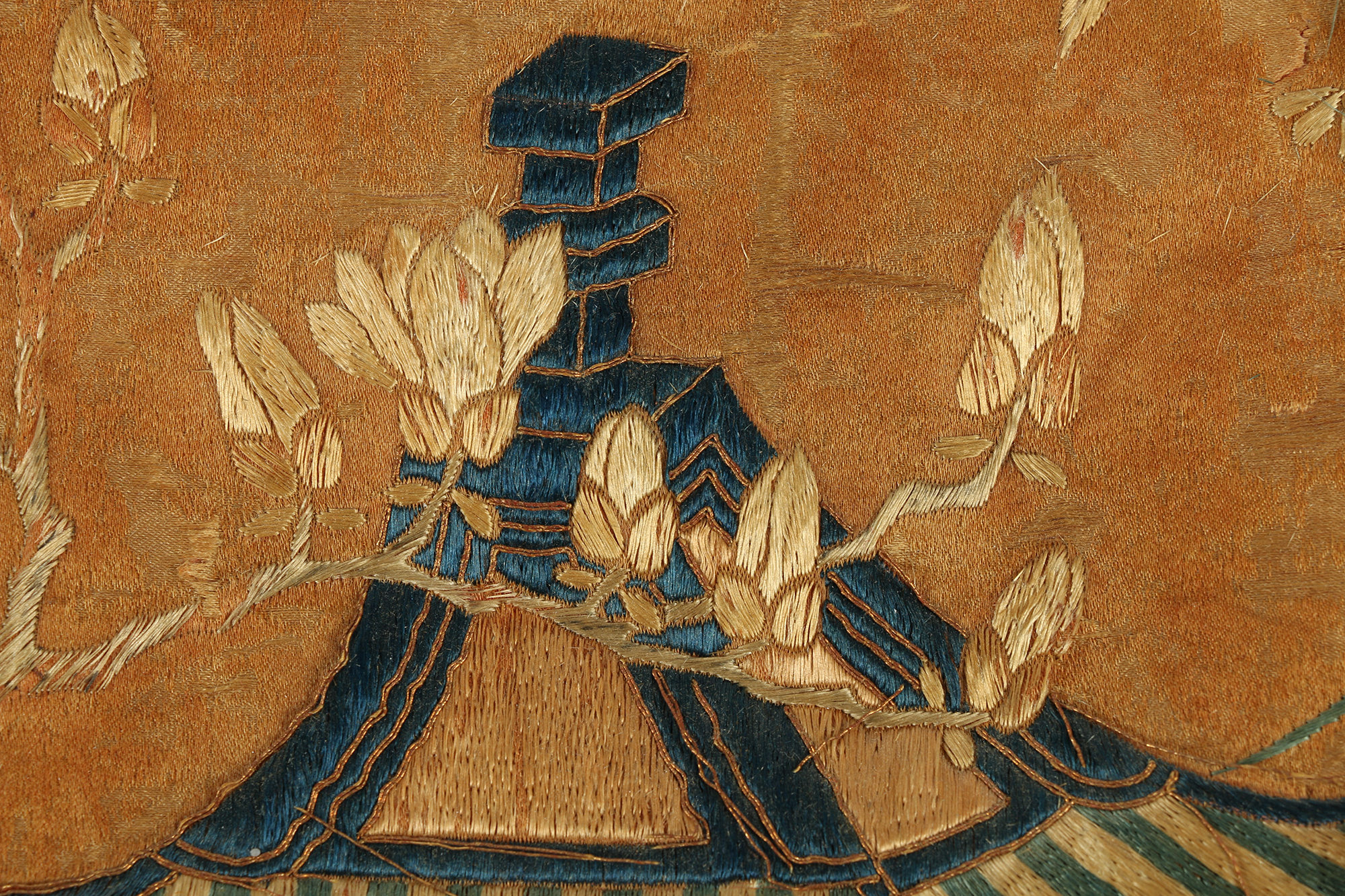 Monumental Qianlong Period Baizitu Hundred Boys Embroidered Tapestry