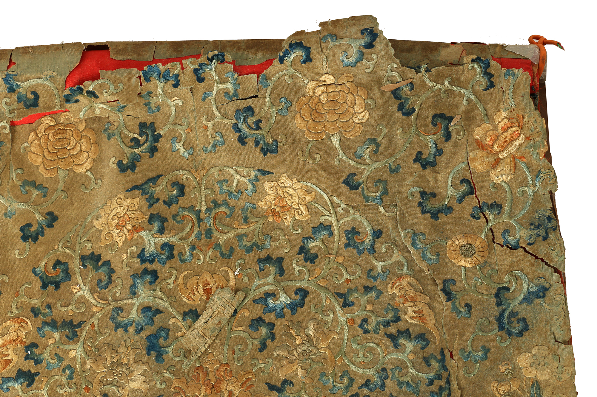 Monumental Qianlong Period Baizitu Hundred Boys Embroidered Tapestry