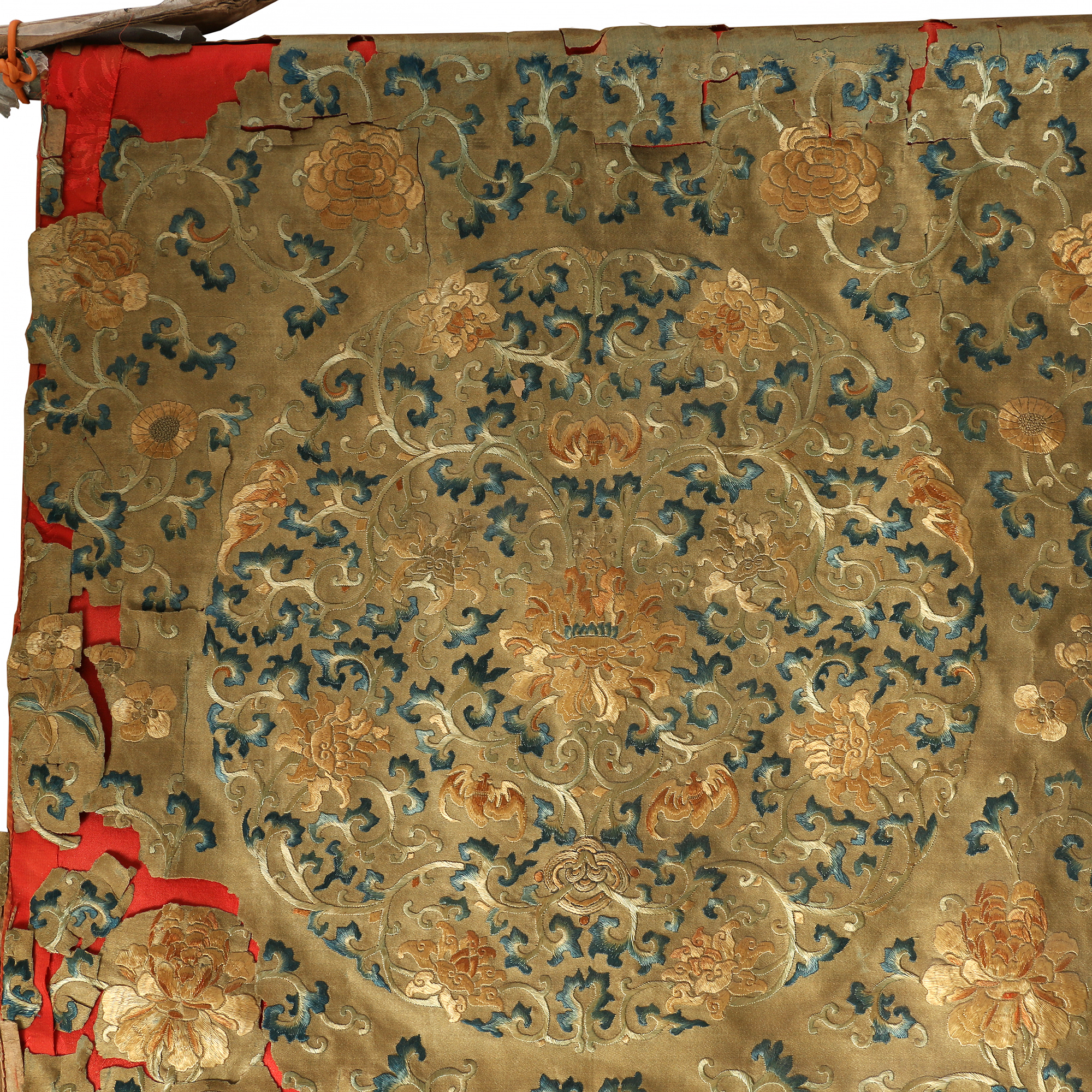 Monumental Qianlong Period Baizitu Hundred Boys Embroidered Tapestry