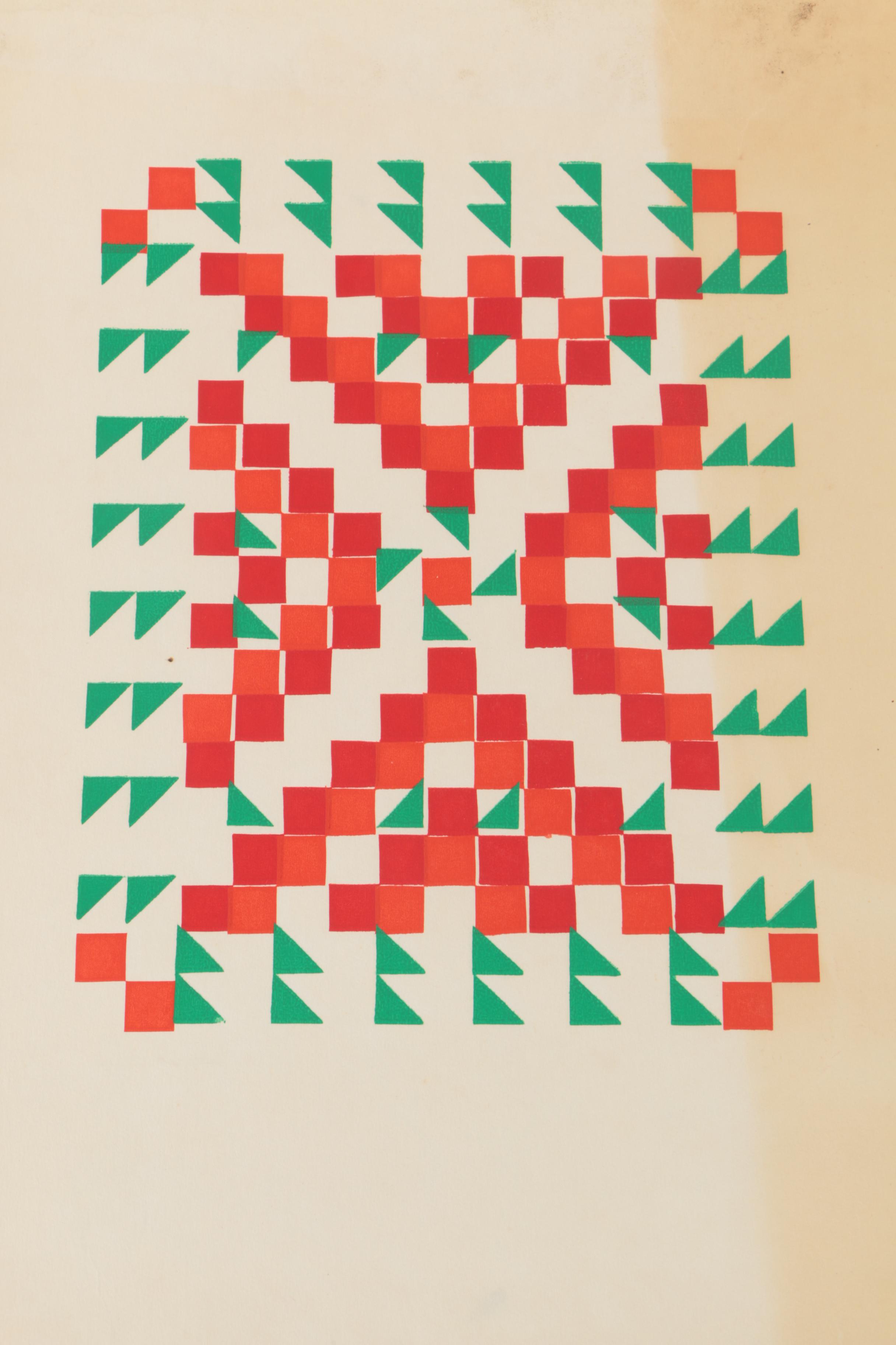 Relief Prints of Abstract Compositions