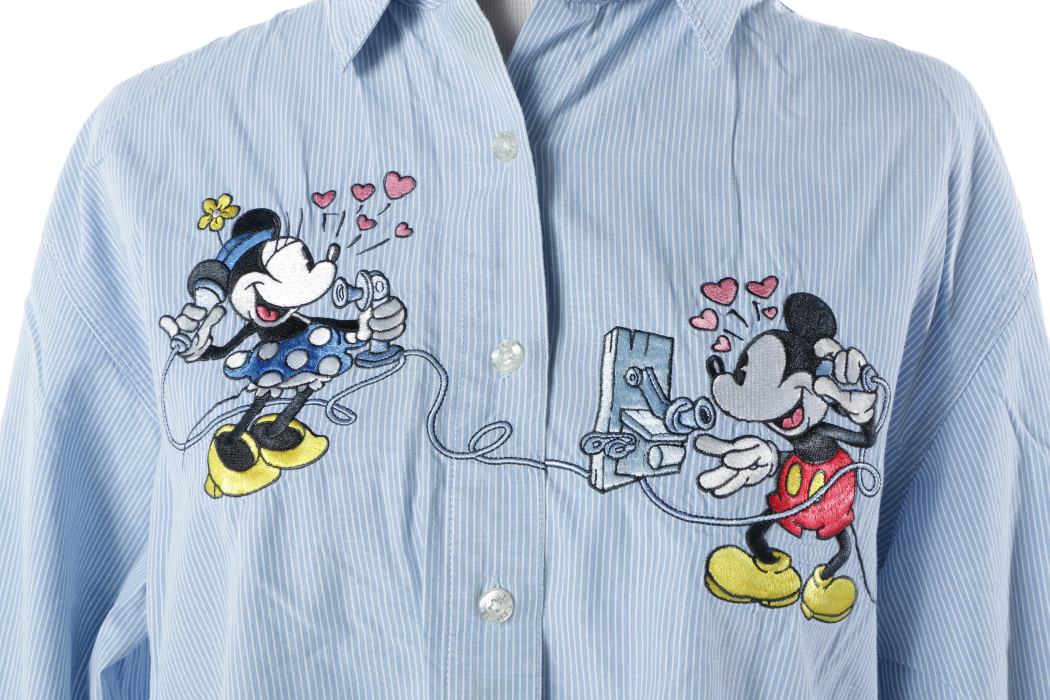 Men's and Women's Disney and Looney Tunes Button-Front Shirts