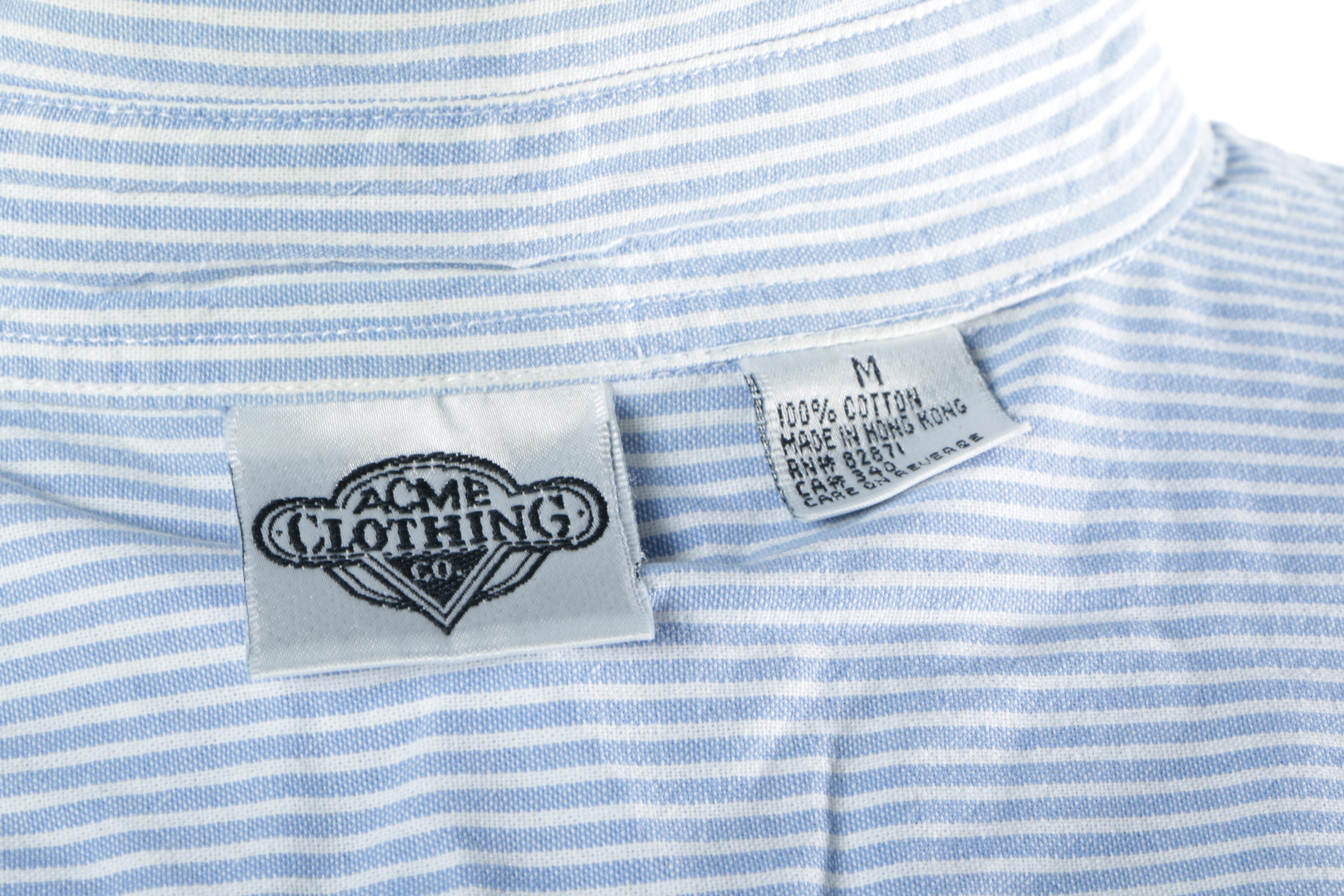 Men's and Women's Disney and Looney Tunes Button-Front Shirts