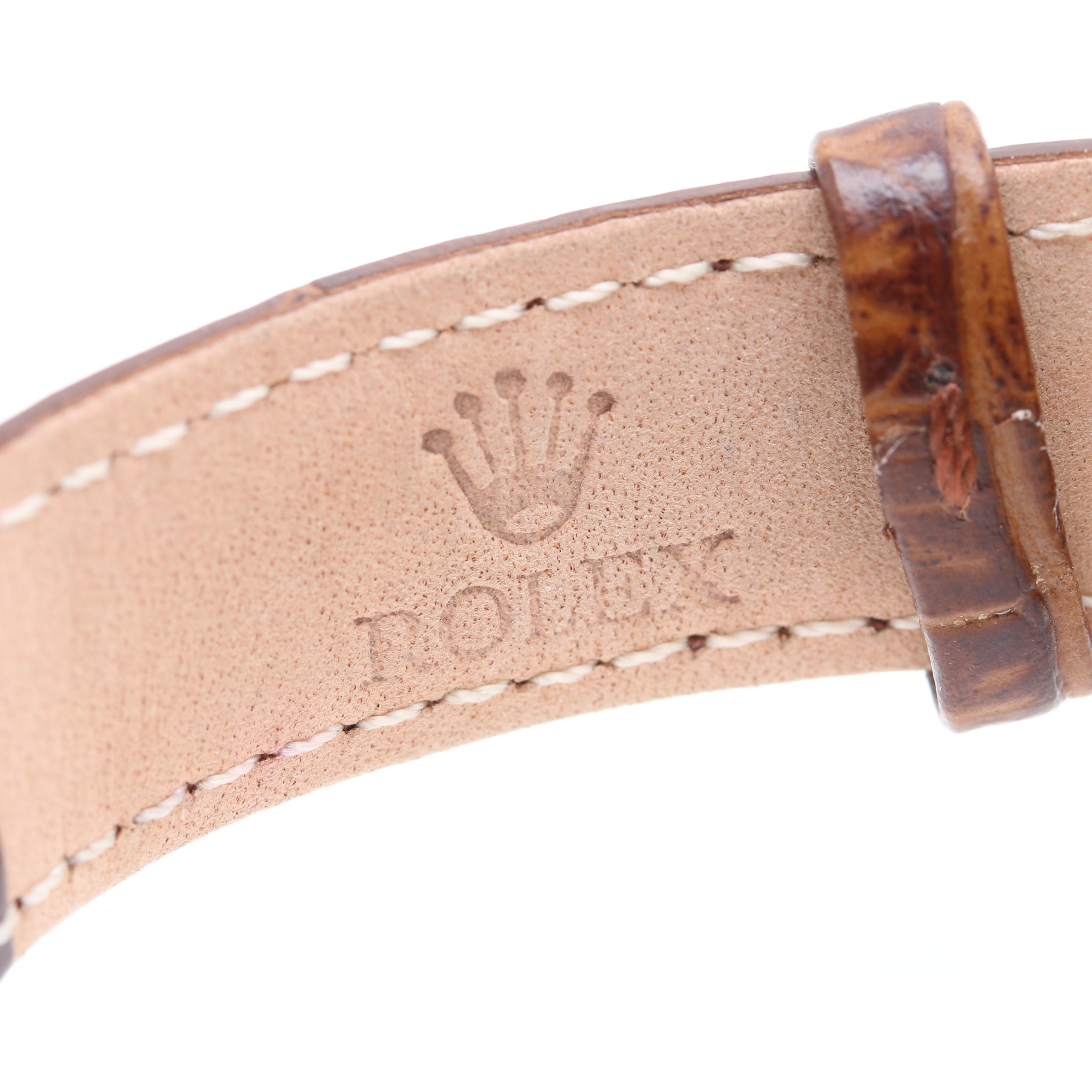 Circa 1968 Rolex Oyster Perpetual Superlative Chronometer 14K Gold Watch