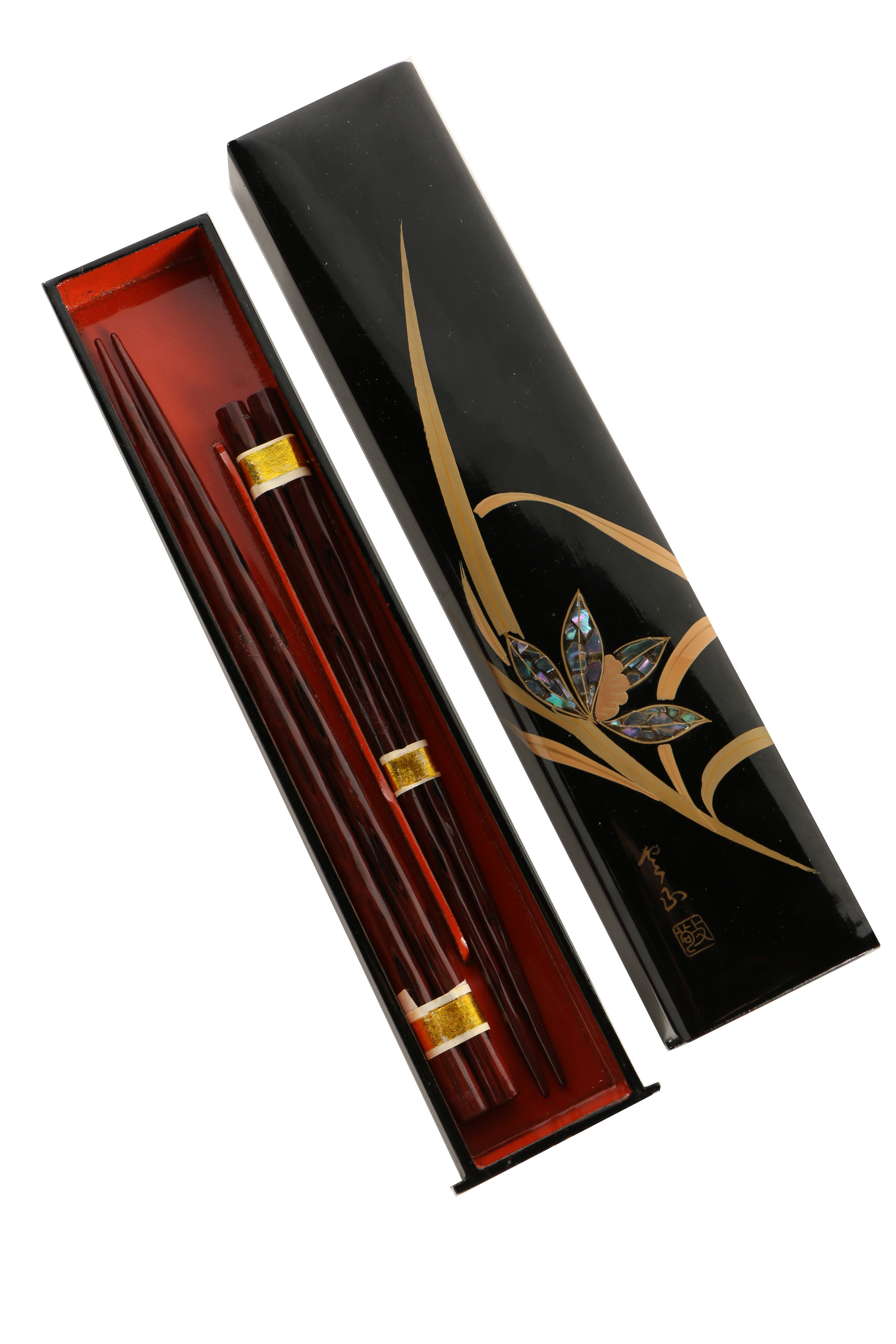 Japanese Lacquer and Wood Chopsticks