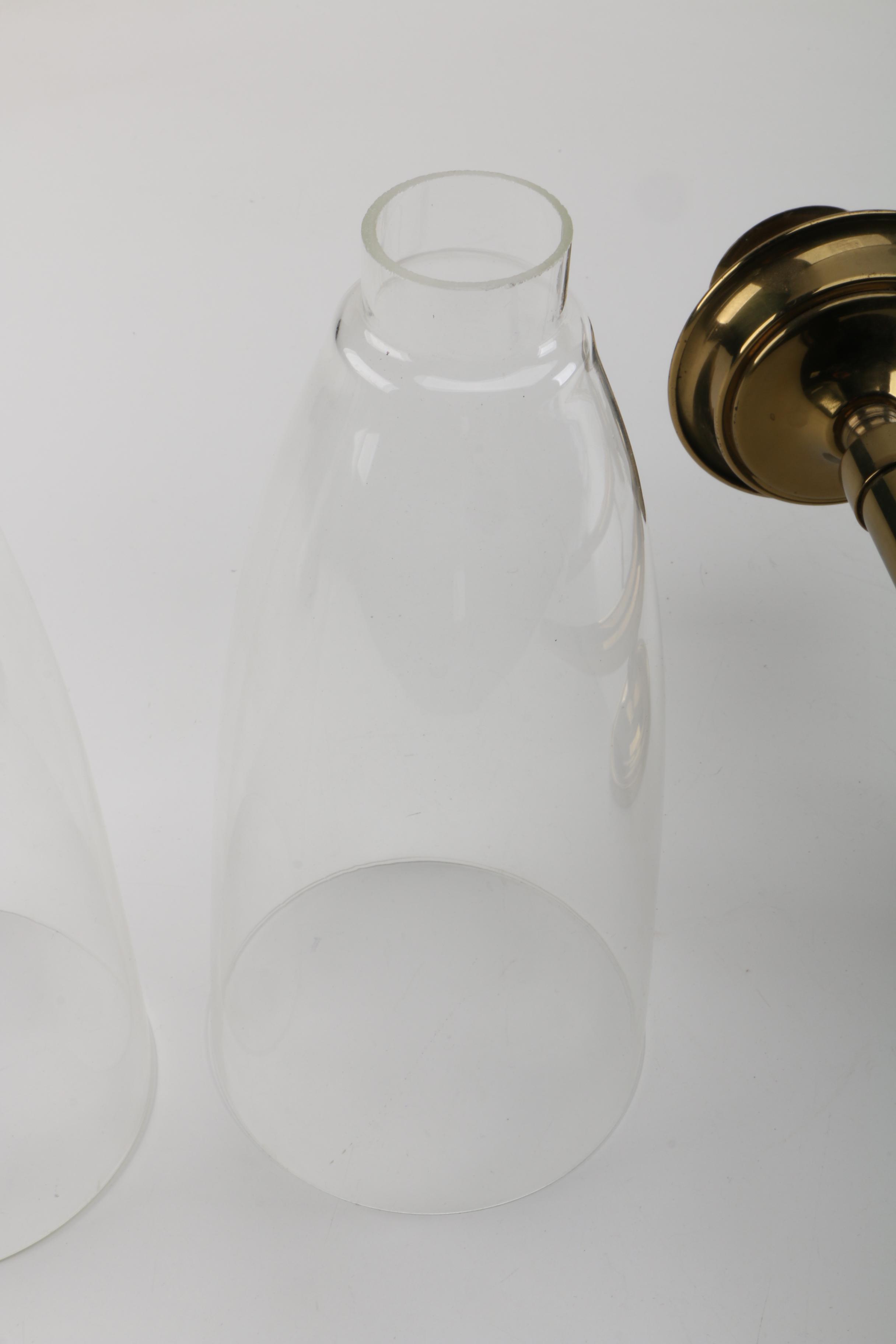 Vintage Rundell & Bridge Clock with Assorted Brass Home Accessories