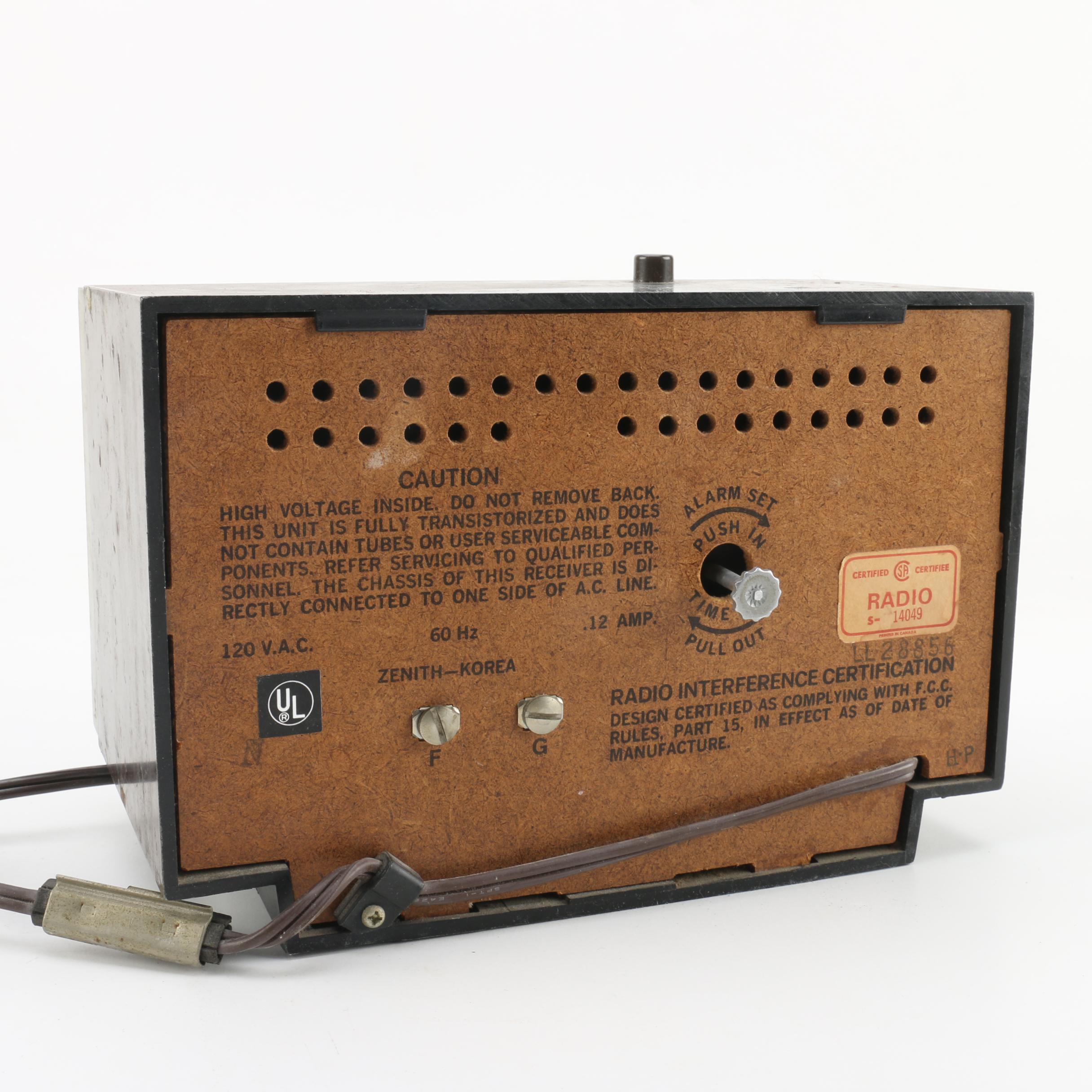 Vintage Crosley -30 GN and Zenith C464W Radios