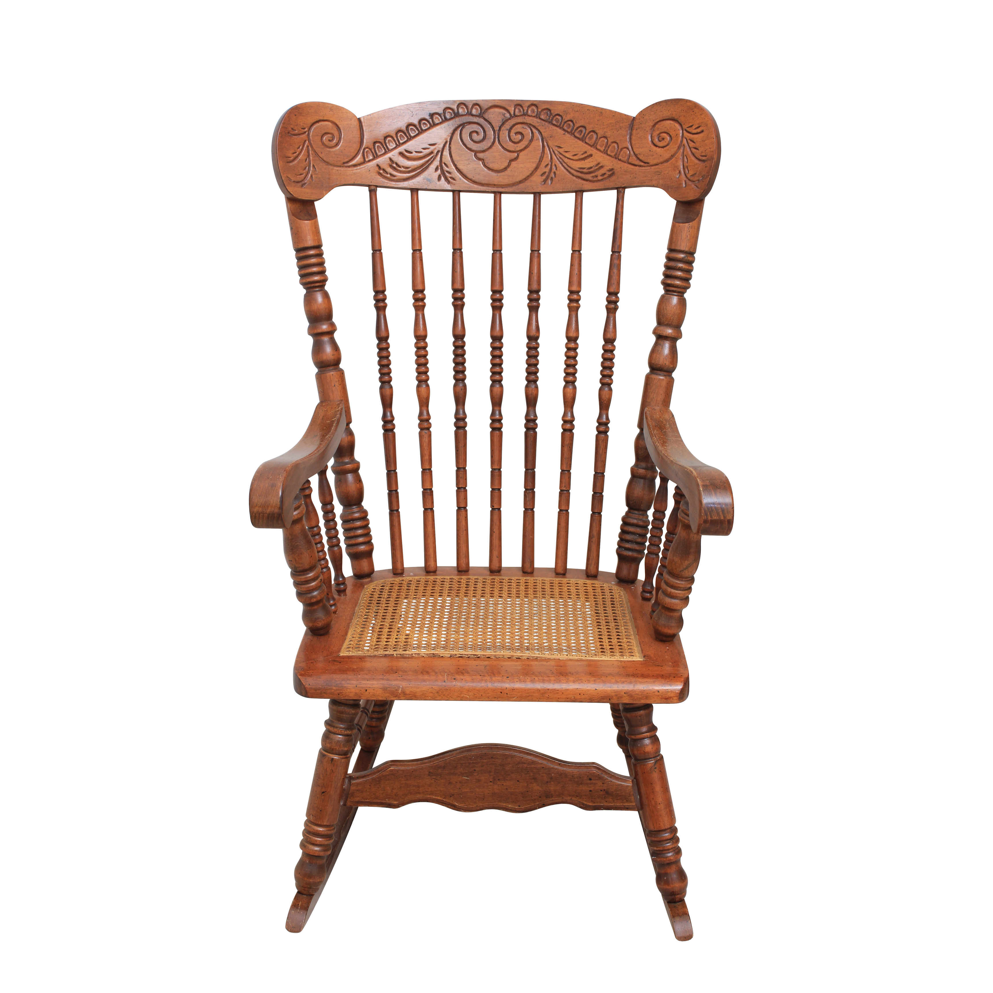 Vintage Spindle Back Rocking Chair