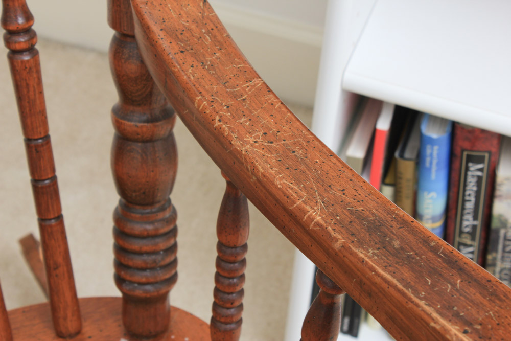 Vintage Spindle Back Rocking Chair