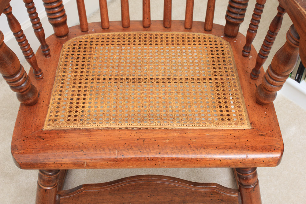 Vintage Spindle Back Rocking Chair