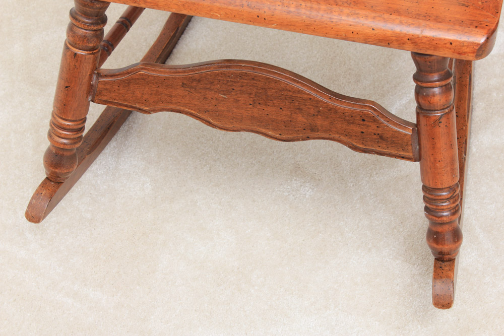 Vintage Spindle Back Rocking Chair