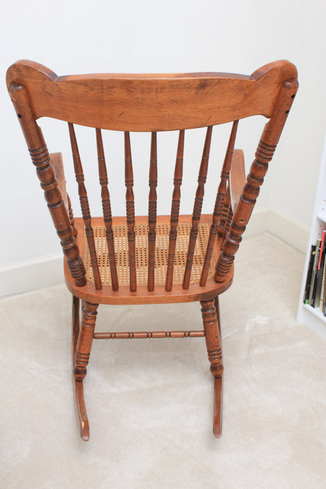 Vintage Spindle Back Rocking Chair