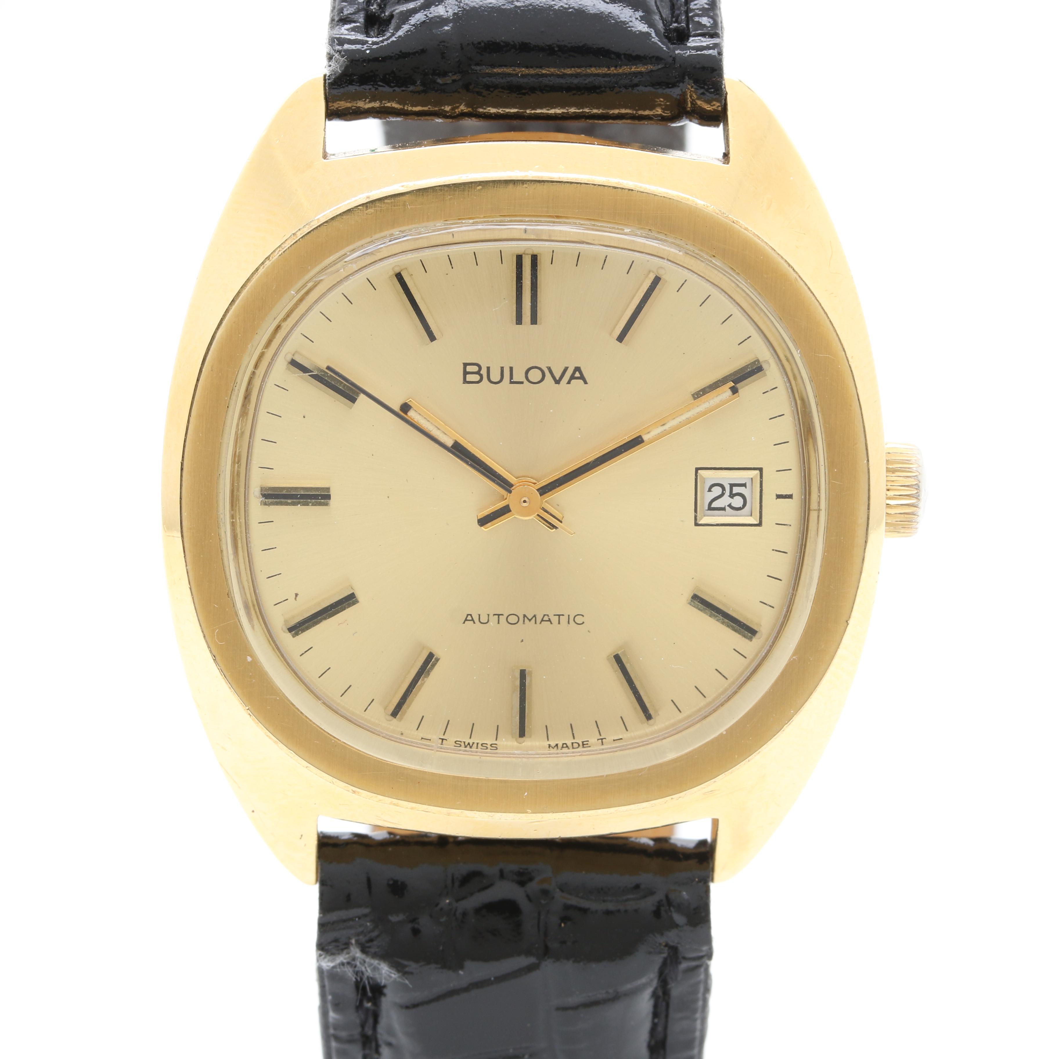 Vintage Bulova Gold Tone Automatic Watch