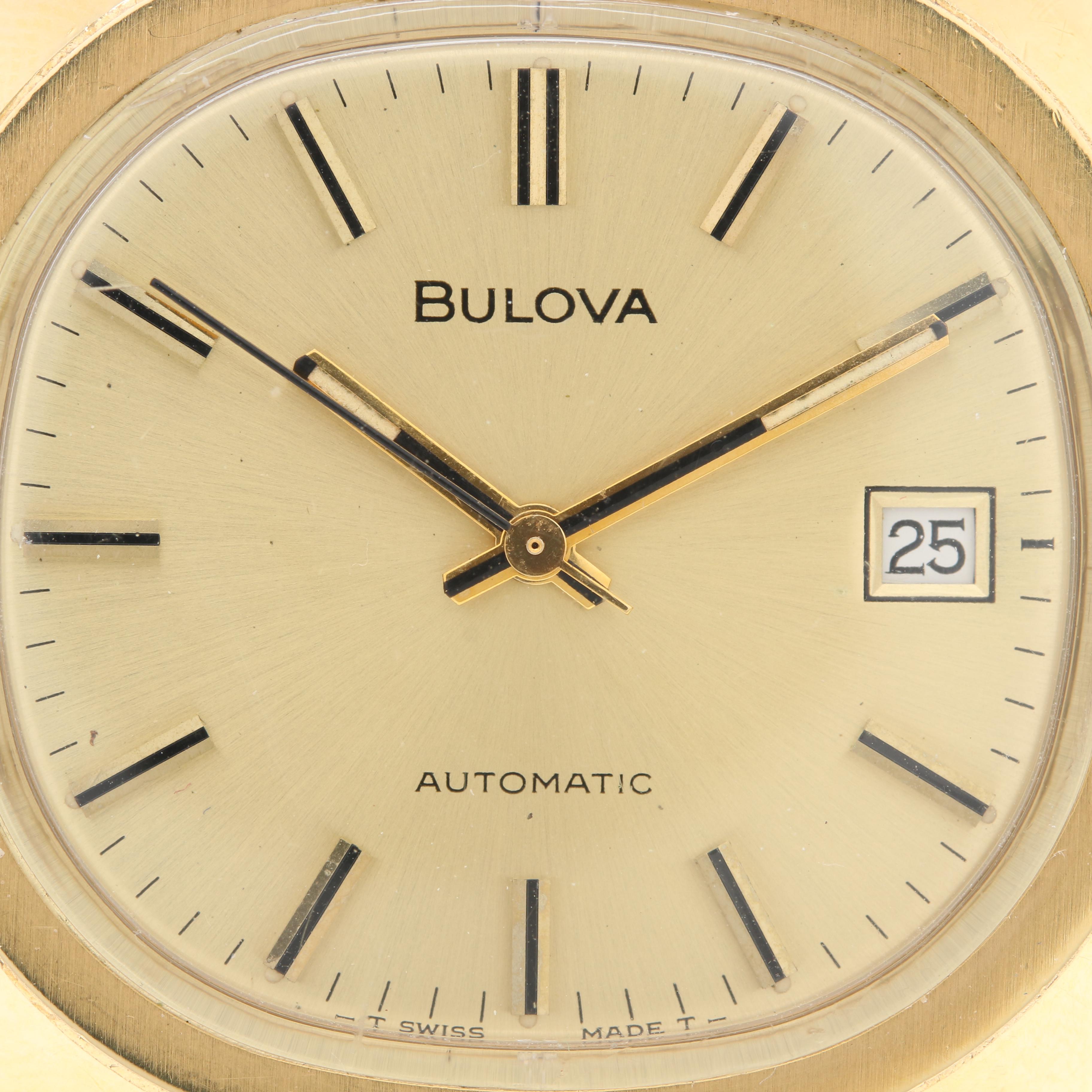 Vintage Bulova Gold Tone Automatic Watch