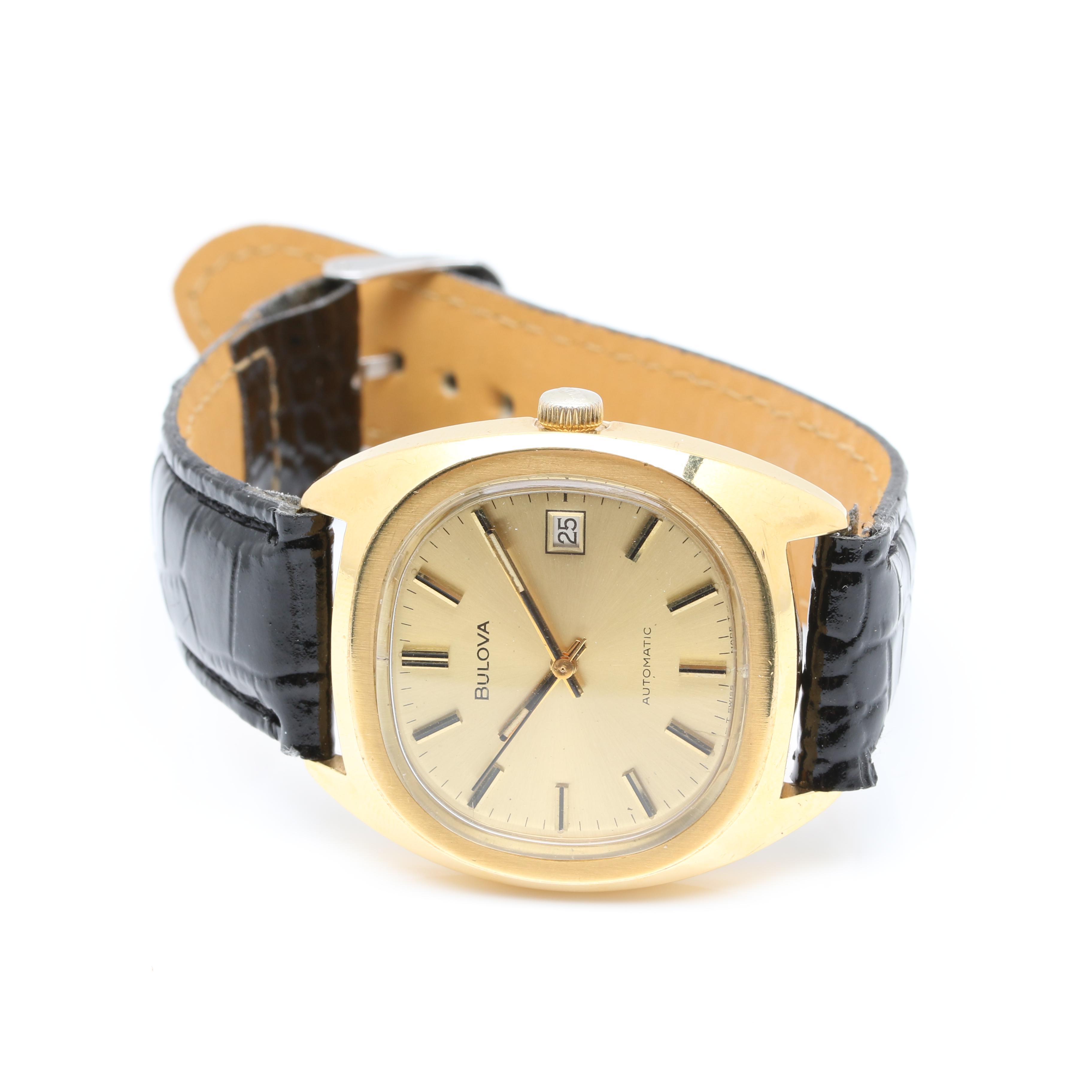 Vintage Bulova Gold Tone Automatic Watch