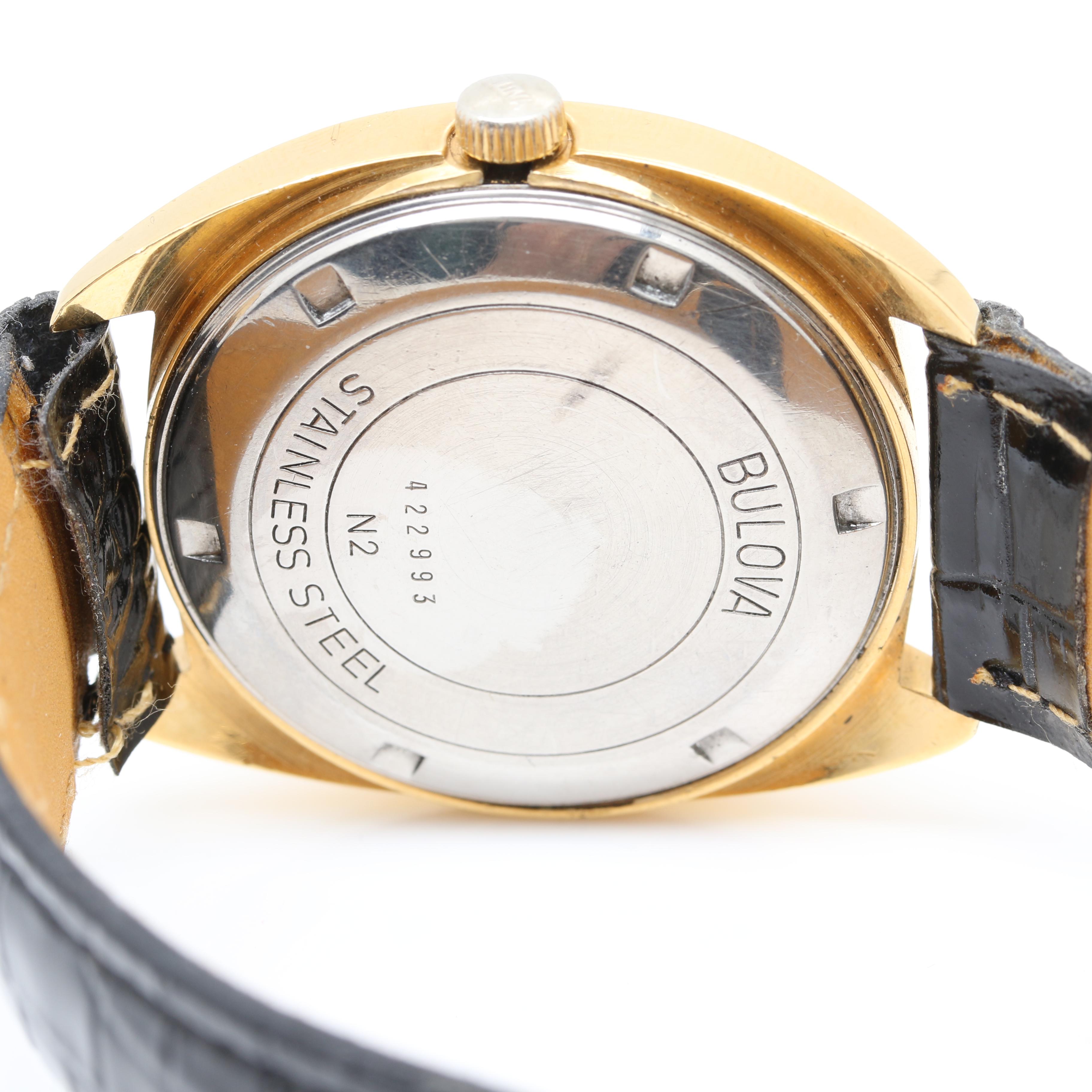 Vintage Bulova Gold Tone Automatic Watch