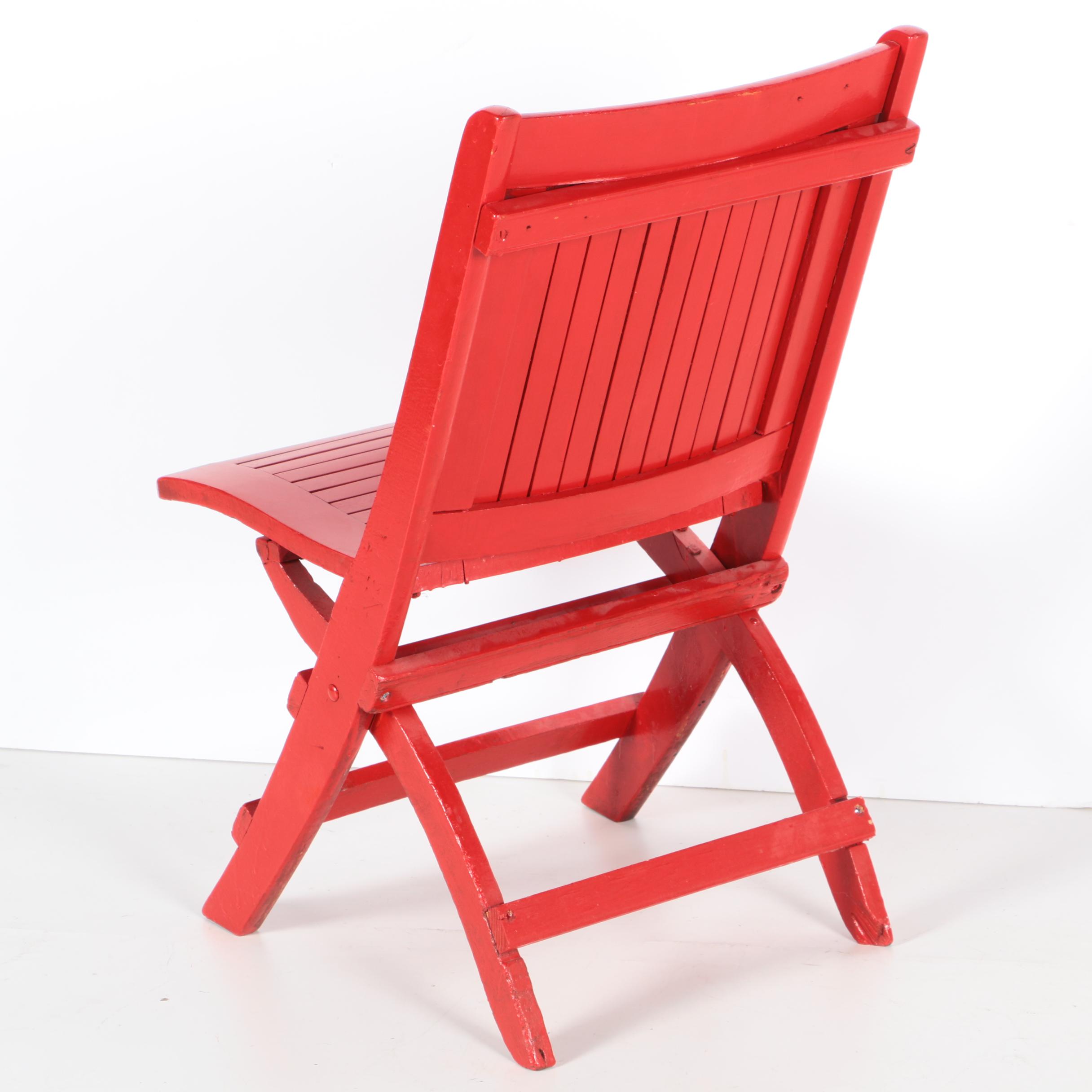 Vintage Chicago Stadium Folding Chair