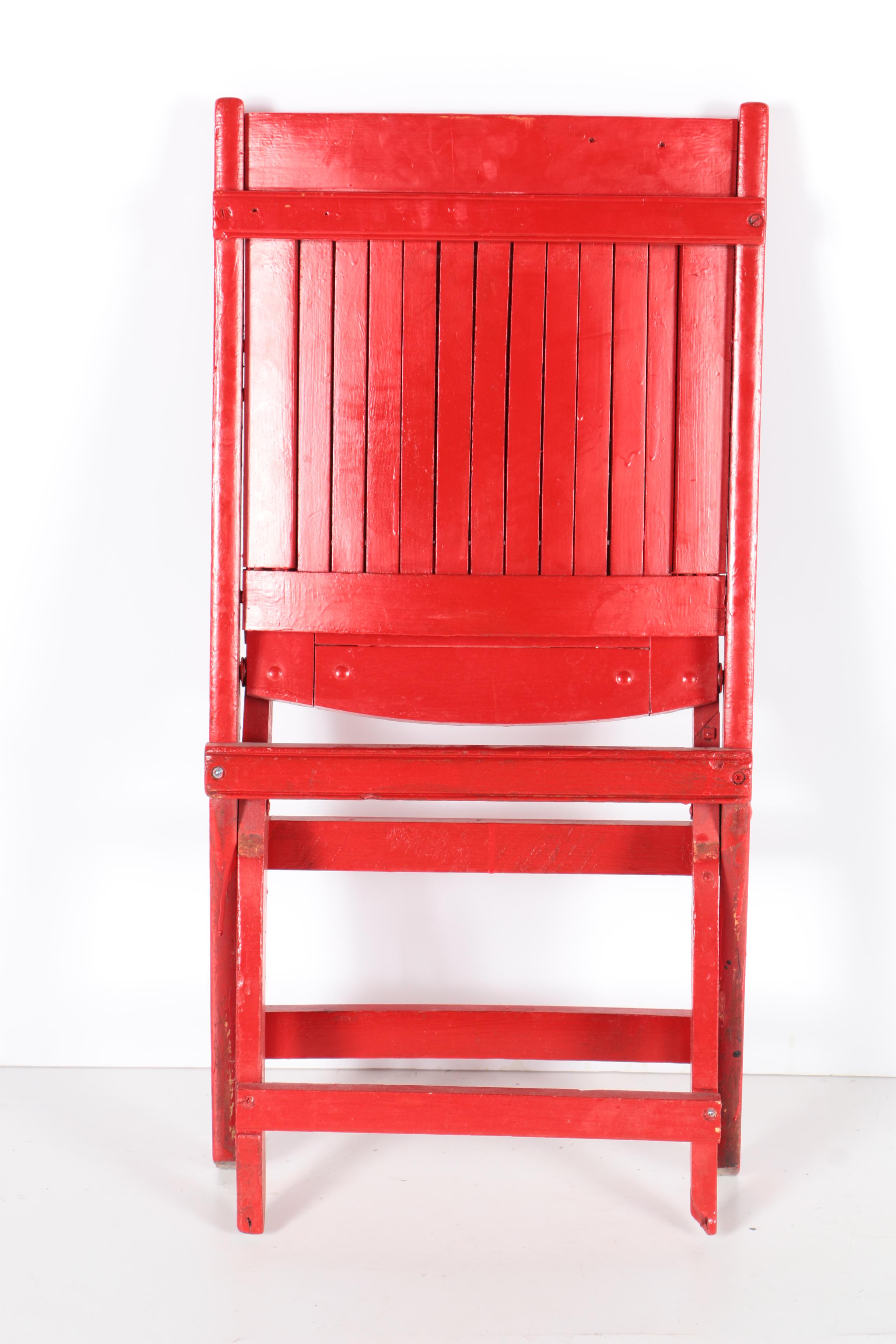 Vintage Chicago Stadium Folding Chair