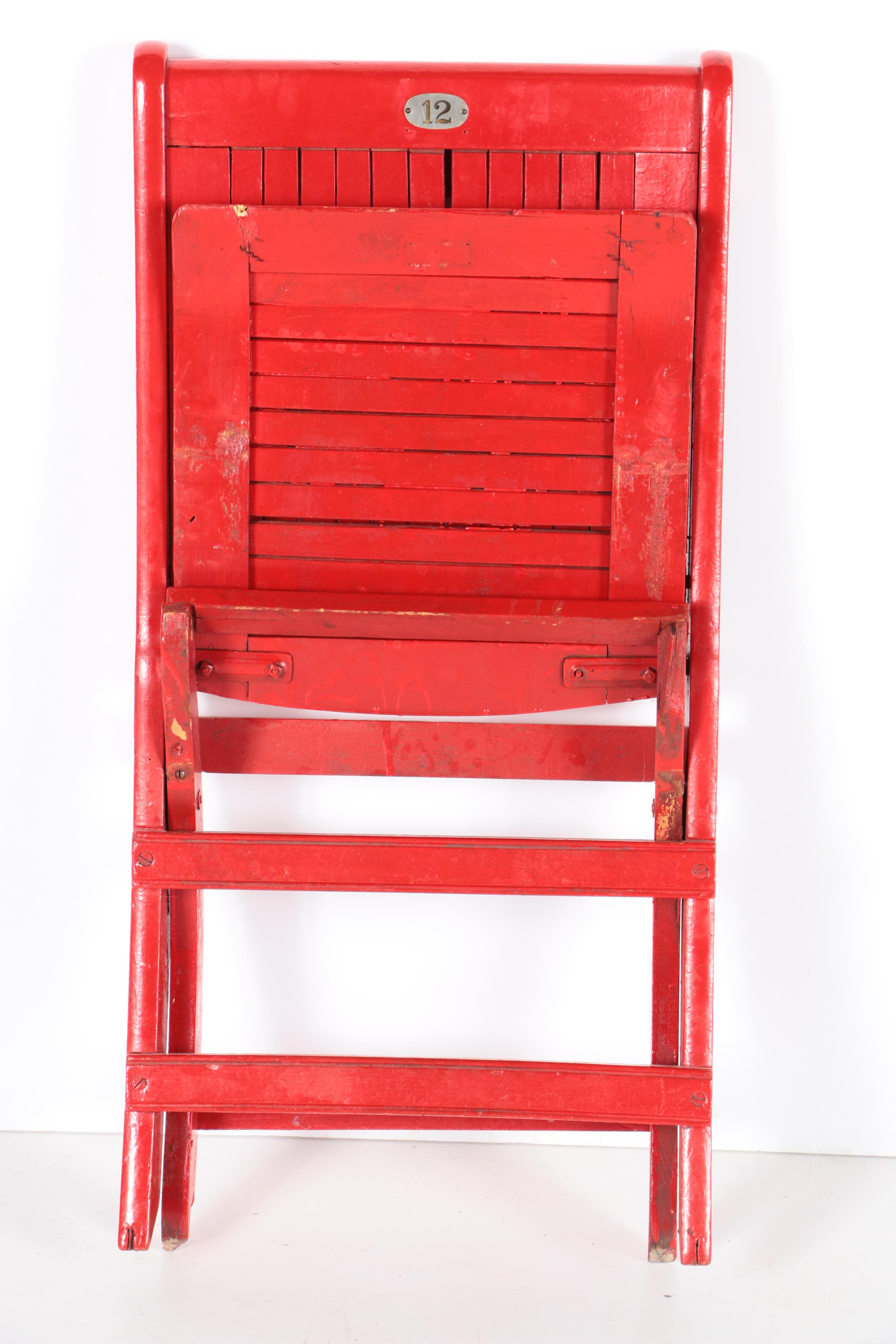 Vintage Chicago Stadium Folding Chair
