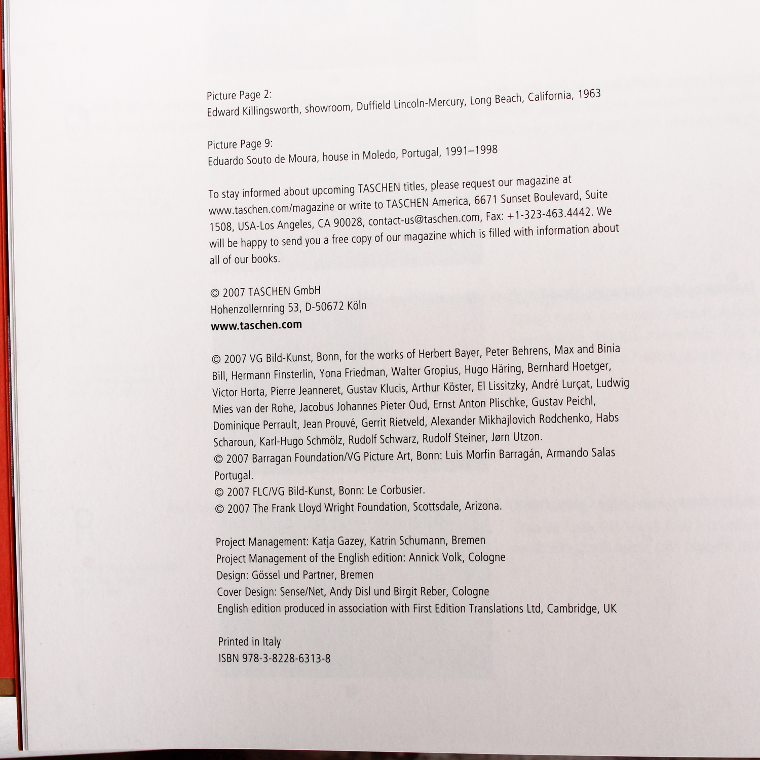 "The A-Z of Modern Architecture" Edited by Peter Gossel Two-Volume Set