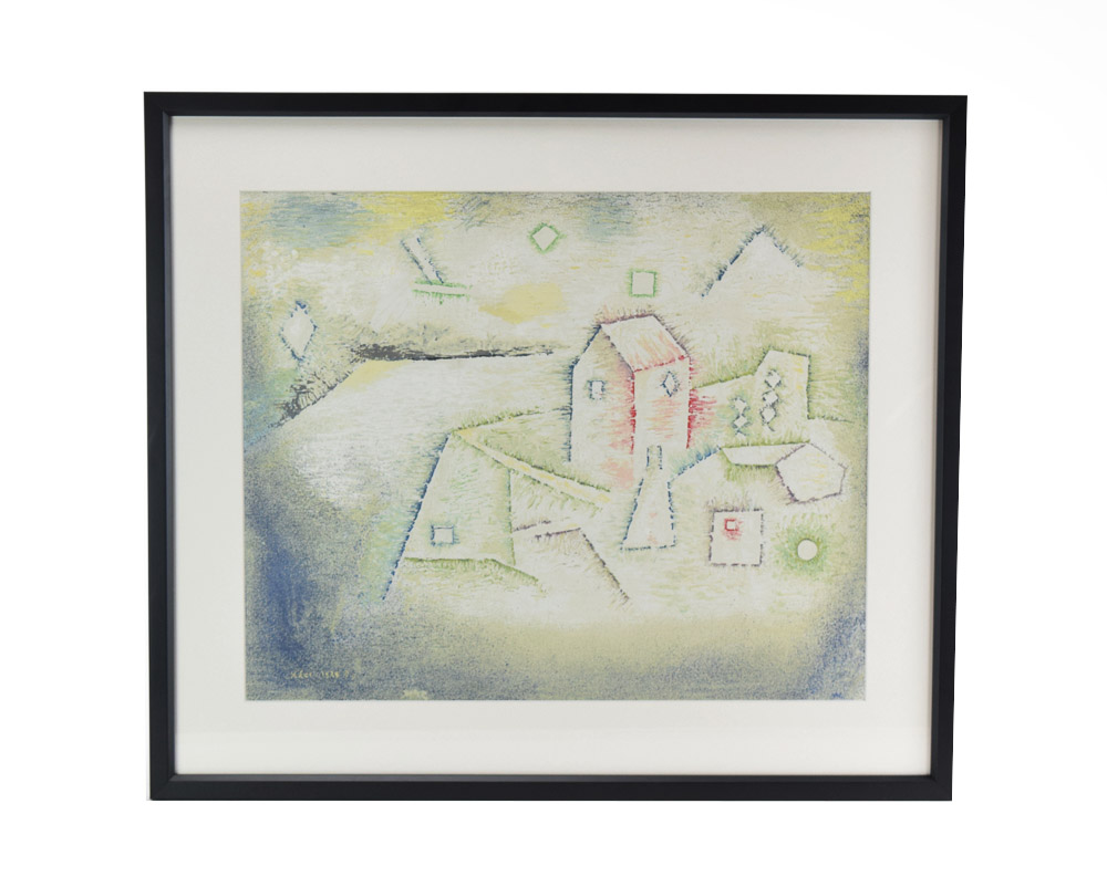 Reproduction Print After Paul Klee "Landhaus im Norden"