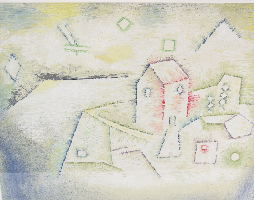 Reproduction Print After Paul Klee "Landhaus im Norden"
