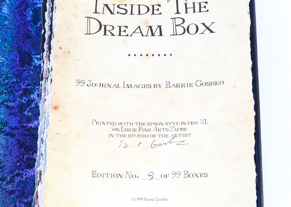 After Barbie Goshko Limited Edition "Inside The Dream Box" Journal Images