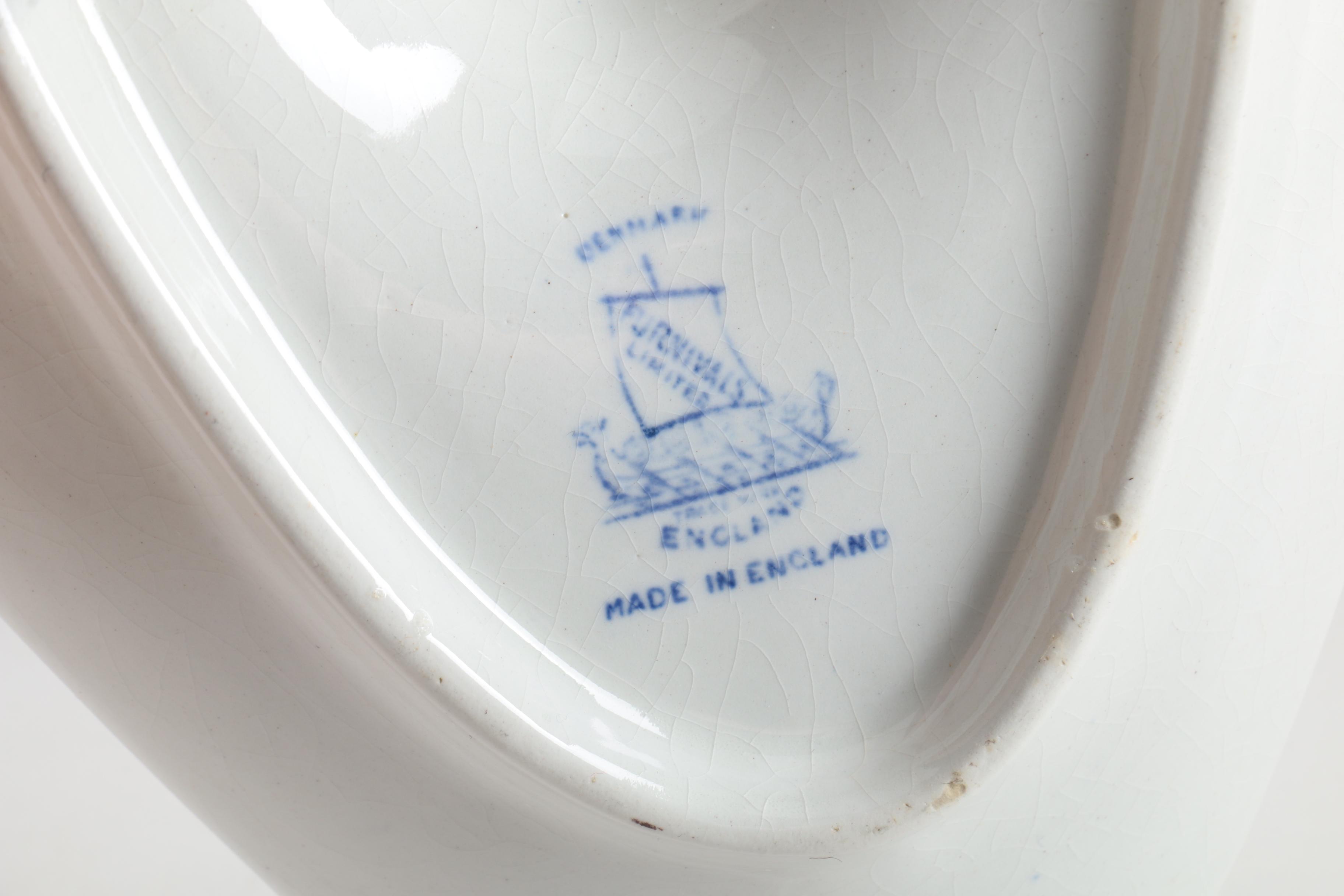 Furnivals and PM Bavaria "Denmark" with Royal China "Delft Modern" Serveware