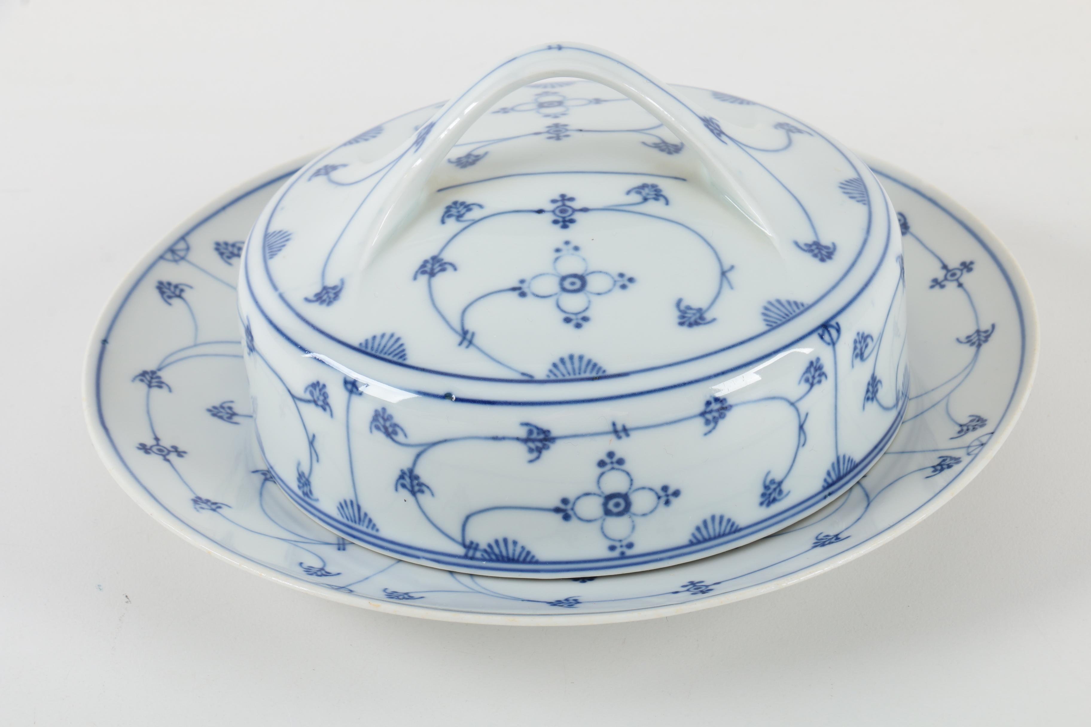 Furnivals and PM Bavaria "Denmark" with Royal China "Delft Modern" Serveware