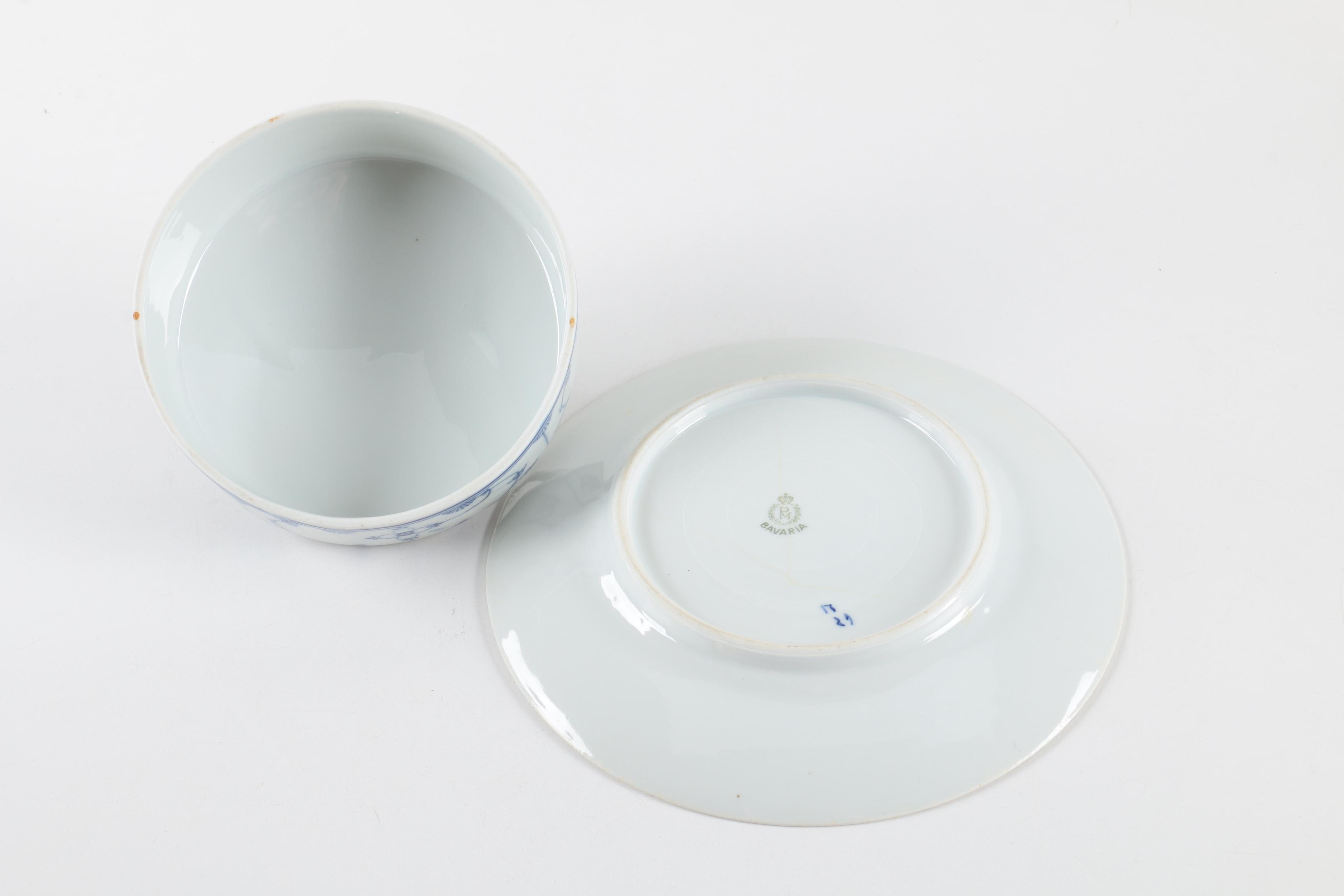 Furnivals and PM Bavaria "Denmark" with Royal China "Delft Modern" Serveware
