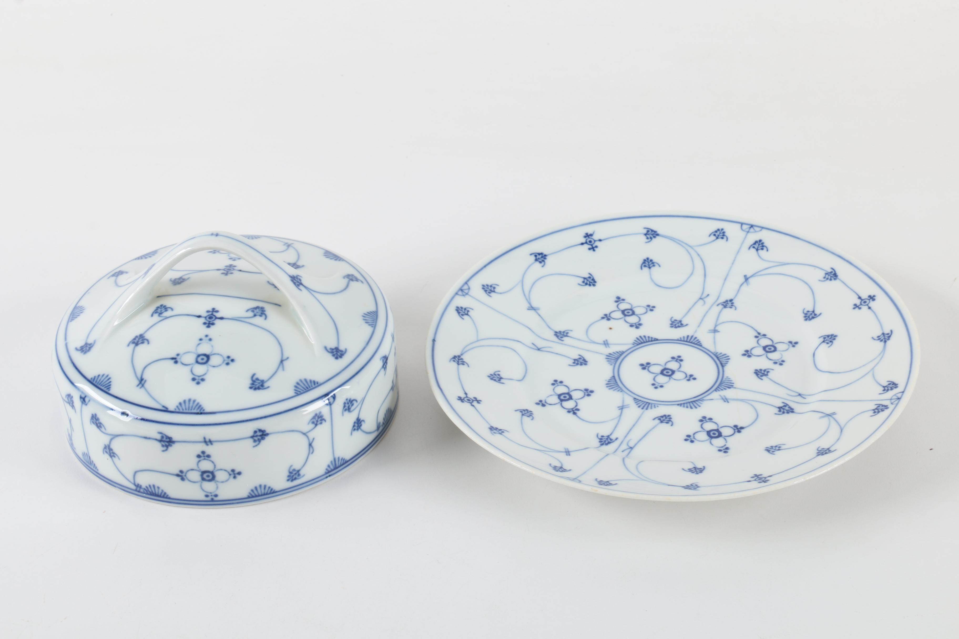 Furnivals and PM Bavaria "Denmark" with Royal China "Delft Modern" Serveware