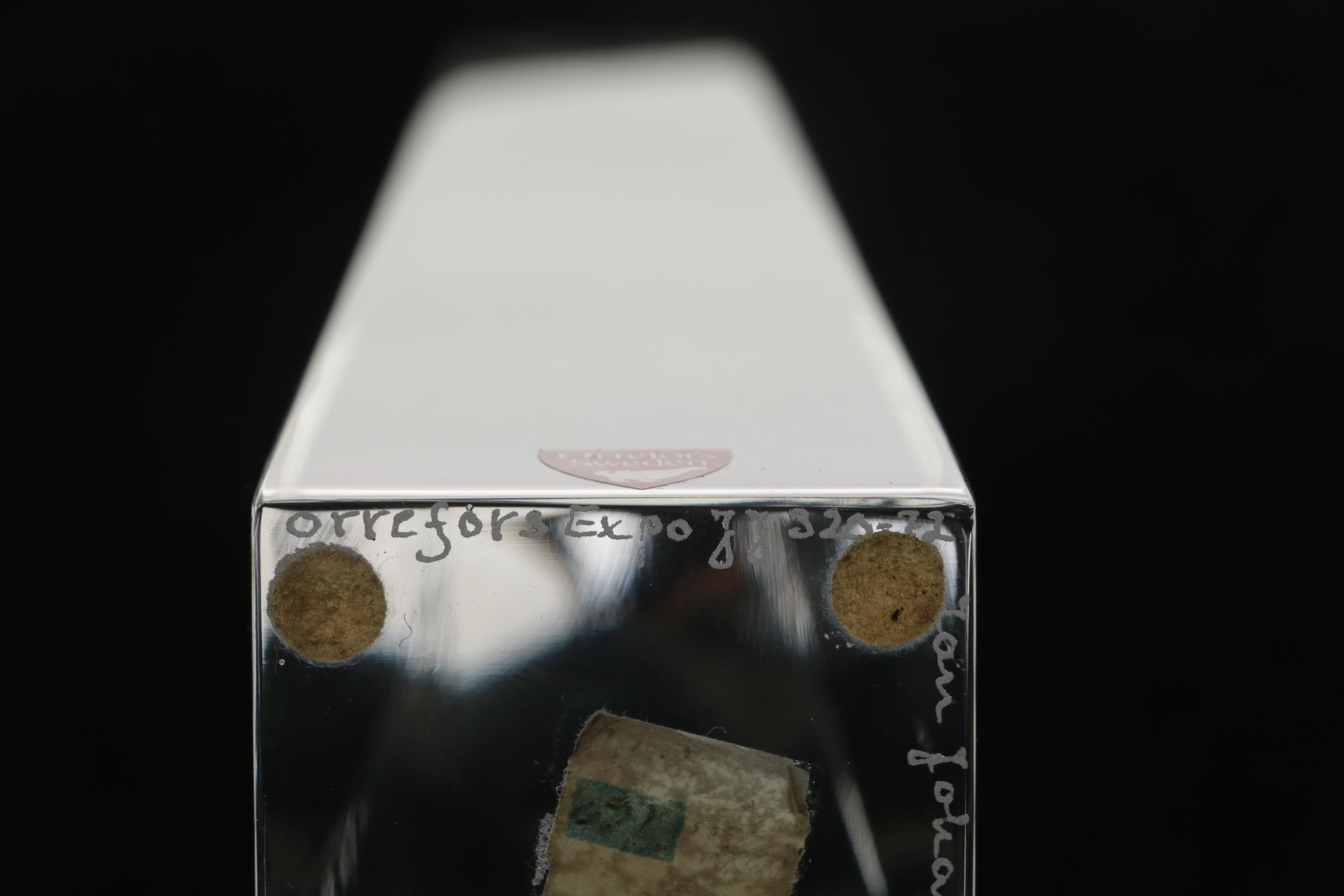 1972 Orrefors Expo Crystal Obelisk by Jan Johansson