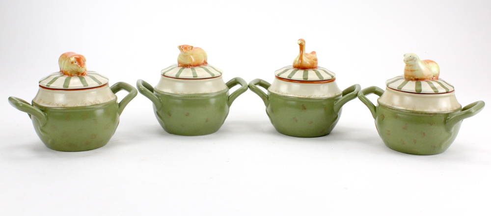 Nikko "Country Market" Ceramic Soup Tureens