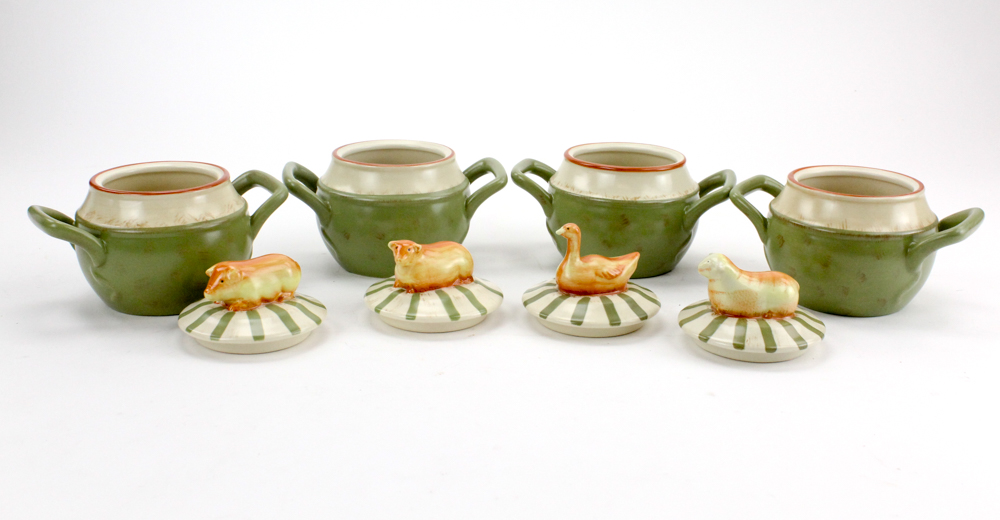 Nikko "Country Market" Ceramic Soup Tureens