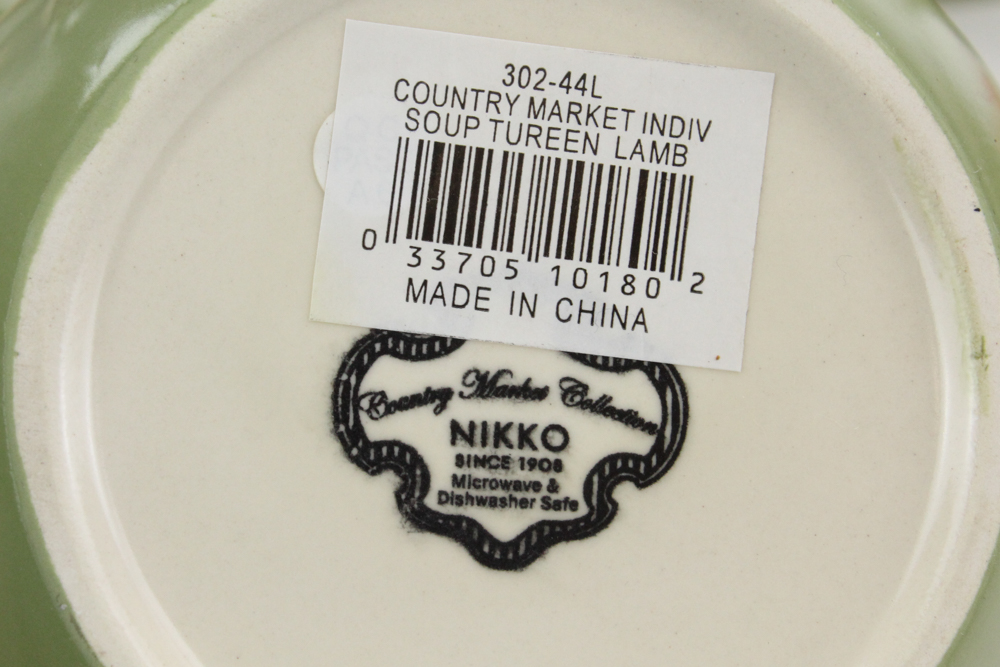 Nikko "Country Market" Ceramic Soup Tureens