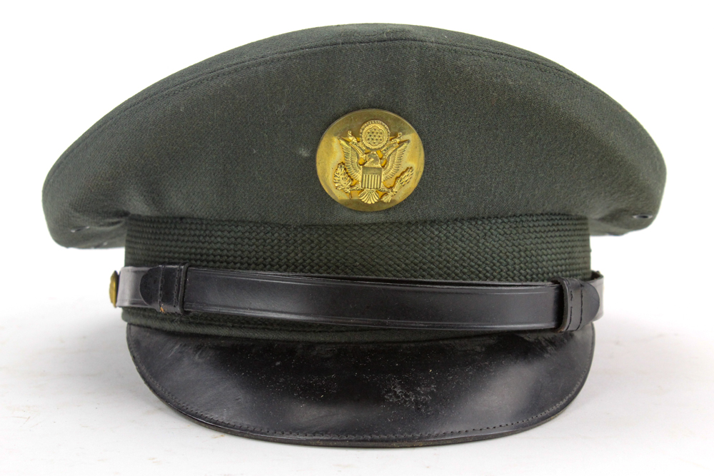 Vintage US Army Dress Green Service Cap