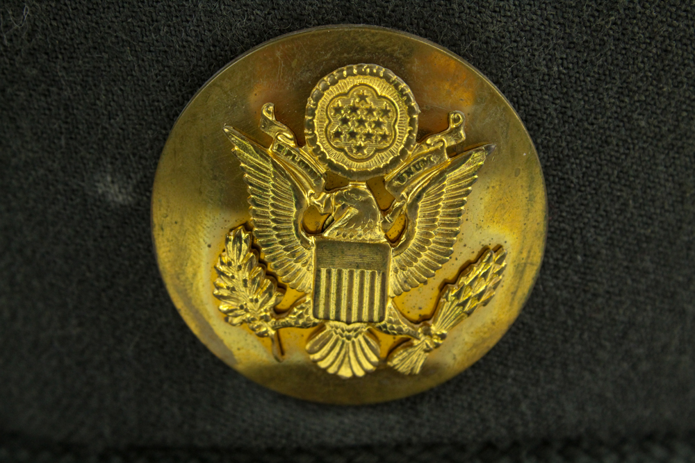 Vintage US Army Dress Green Service Cap