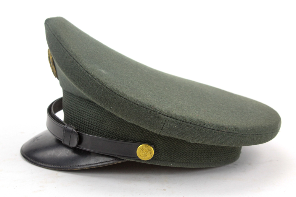 Vintage US Army Dress Green Service Cap