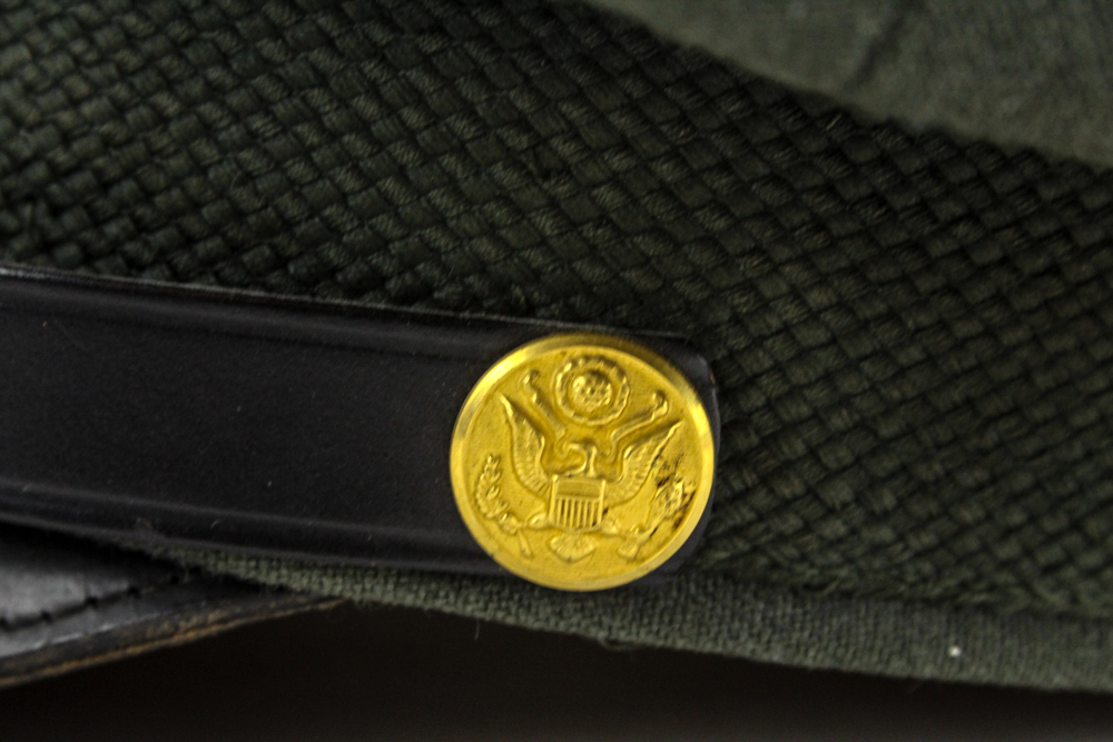 Vintage US Army Dress Green Service Cap