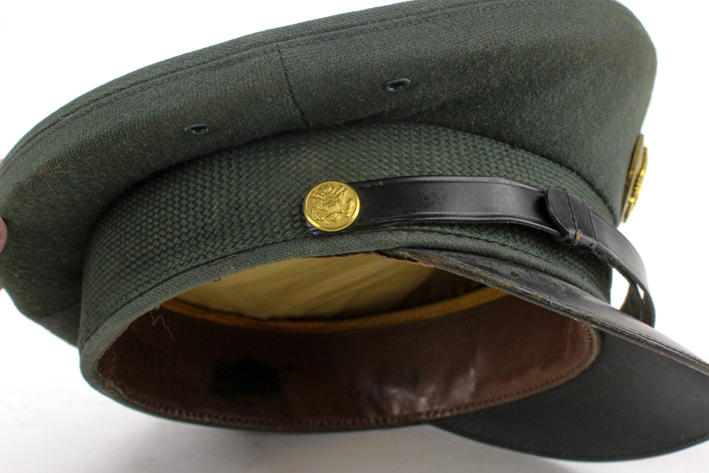 Vintage US Army Dress Green Service Cap