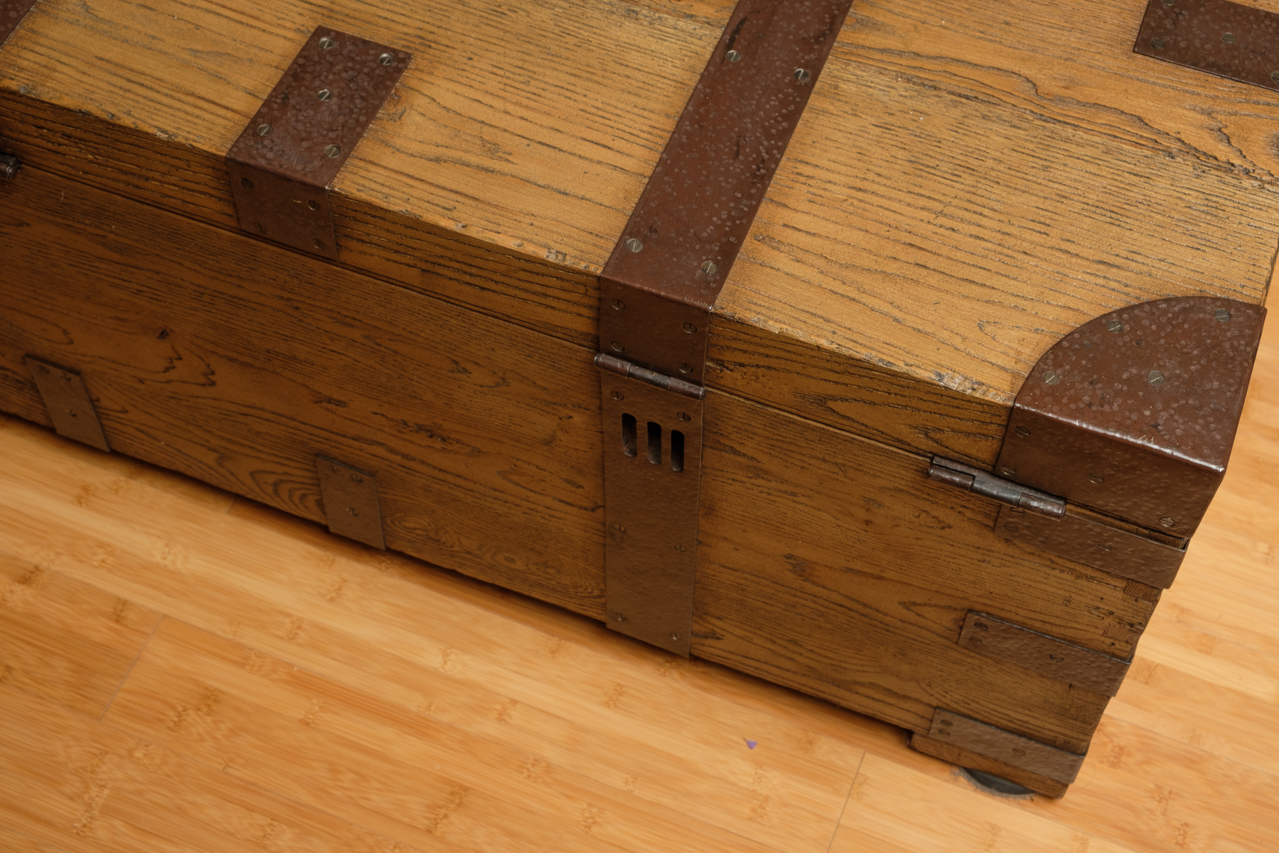 Restoration Hardware "Heirloom Silver-Chest" Coffee Table
